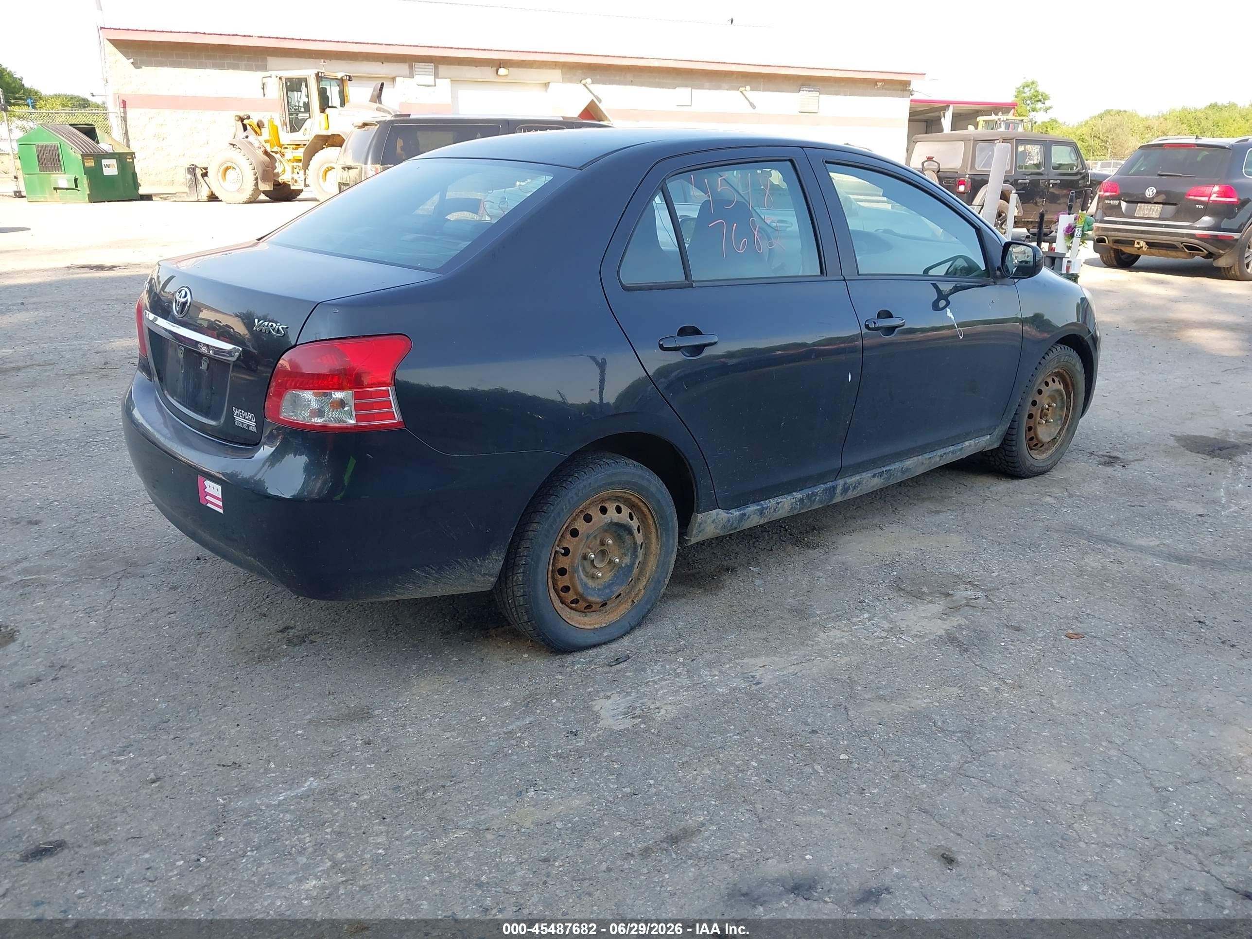 2010 Toyota Yaris   Black vin: JTDBT4K30A1360699