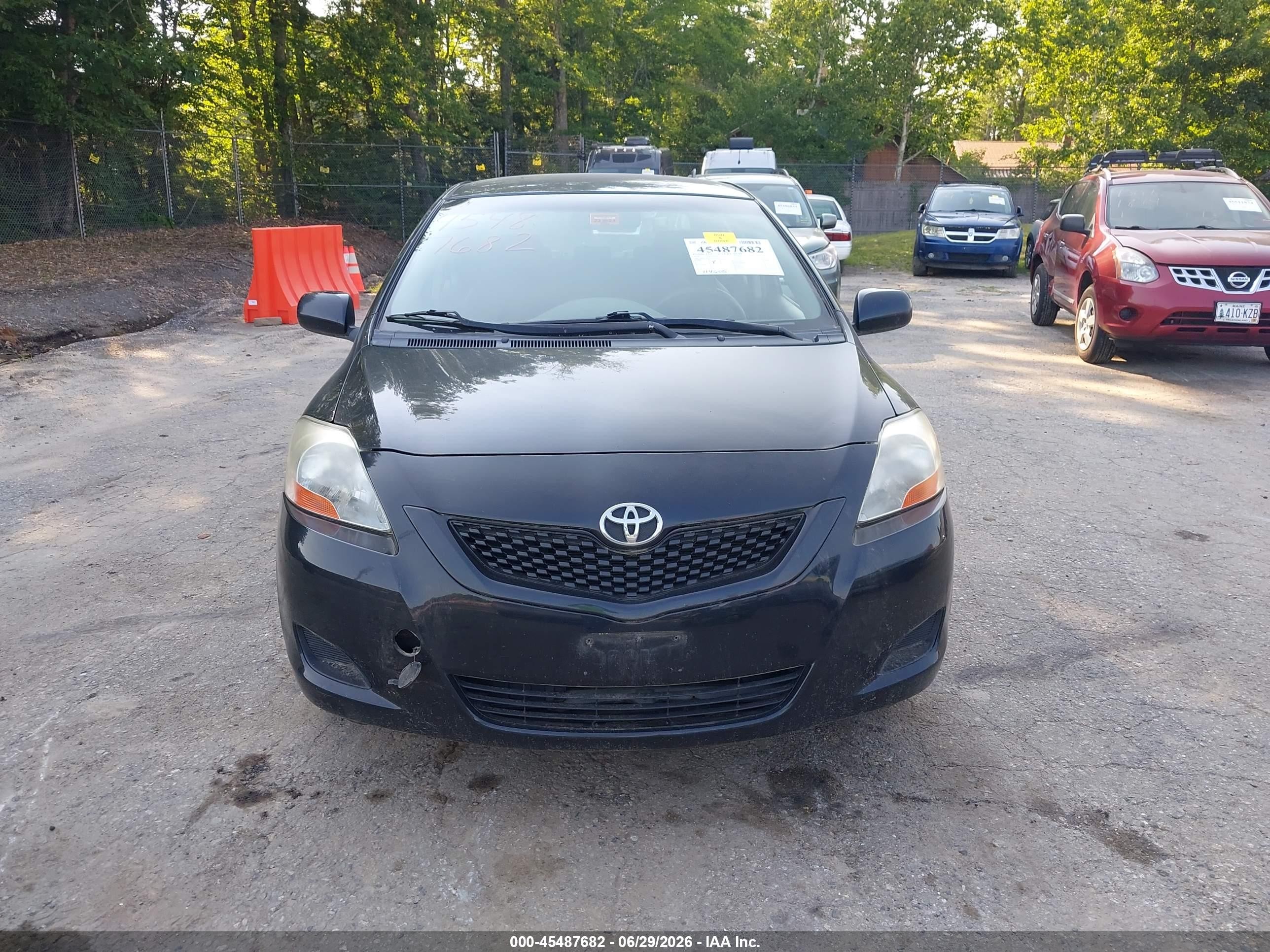 2010 Toyota Yaris   Black vin: JTDBT4K30A1360699