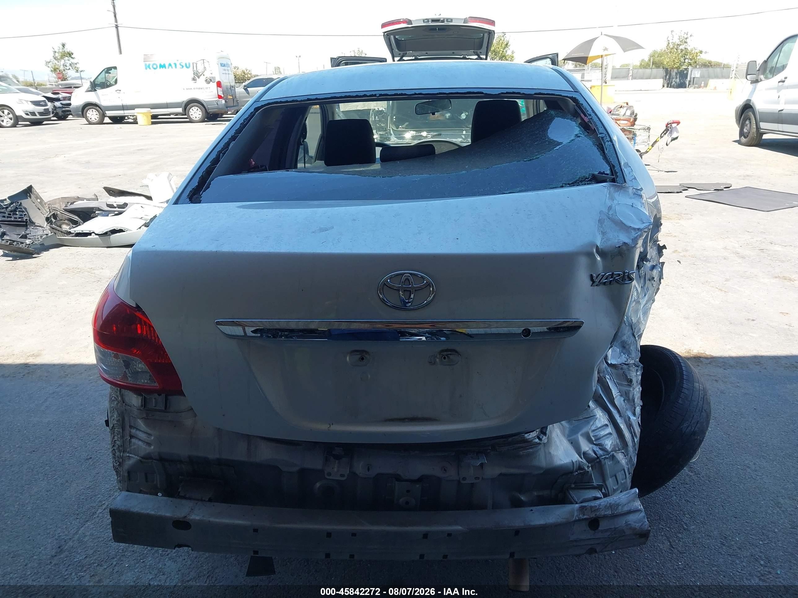 2012 Toyota Yaris   Silver vin: JTDBT4K30CL010187