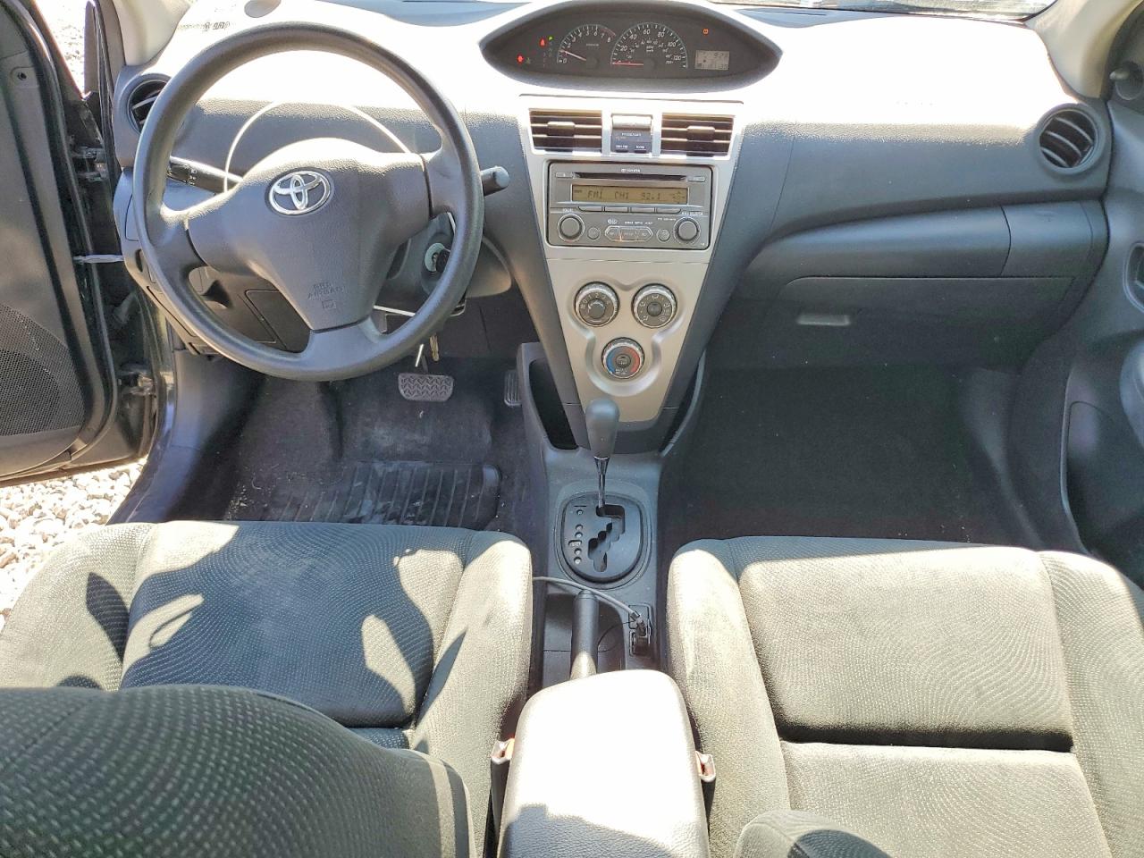 2012 Toyota Yaris Fleet Black vin: JTDBT4K30CL036806