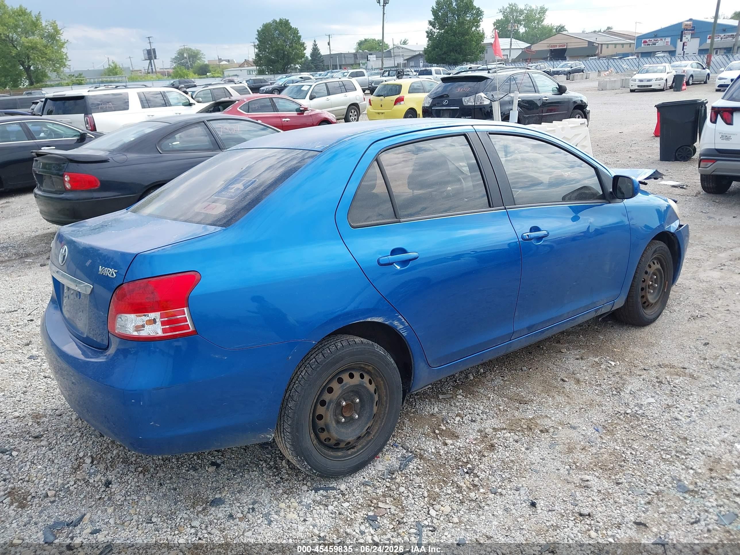 2010 Toyota Yaris   Blue vin: JTDBT4K31A1355558