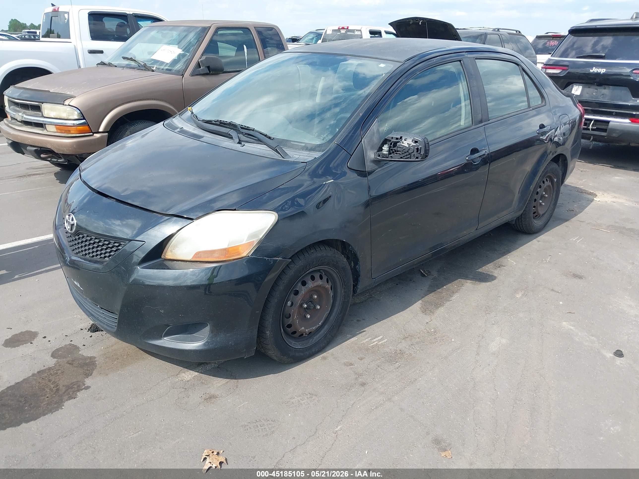 2010 Toyota Yaris   Black vin: JTDBT4K31A1367225