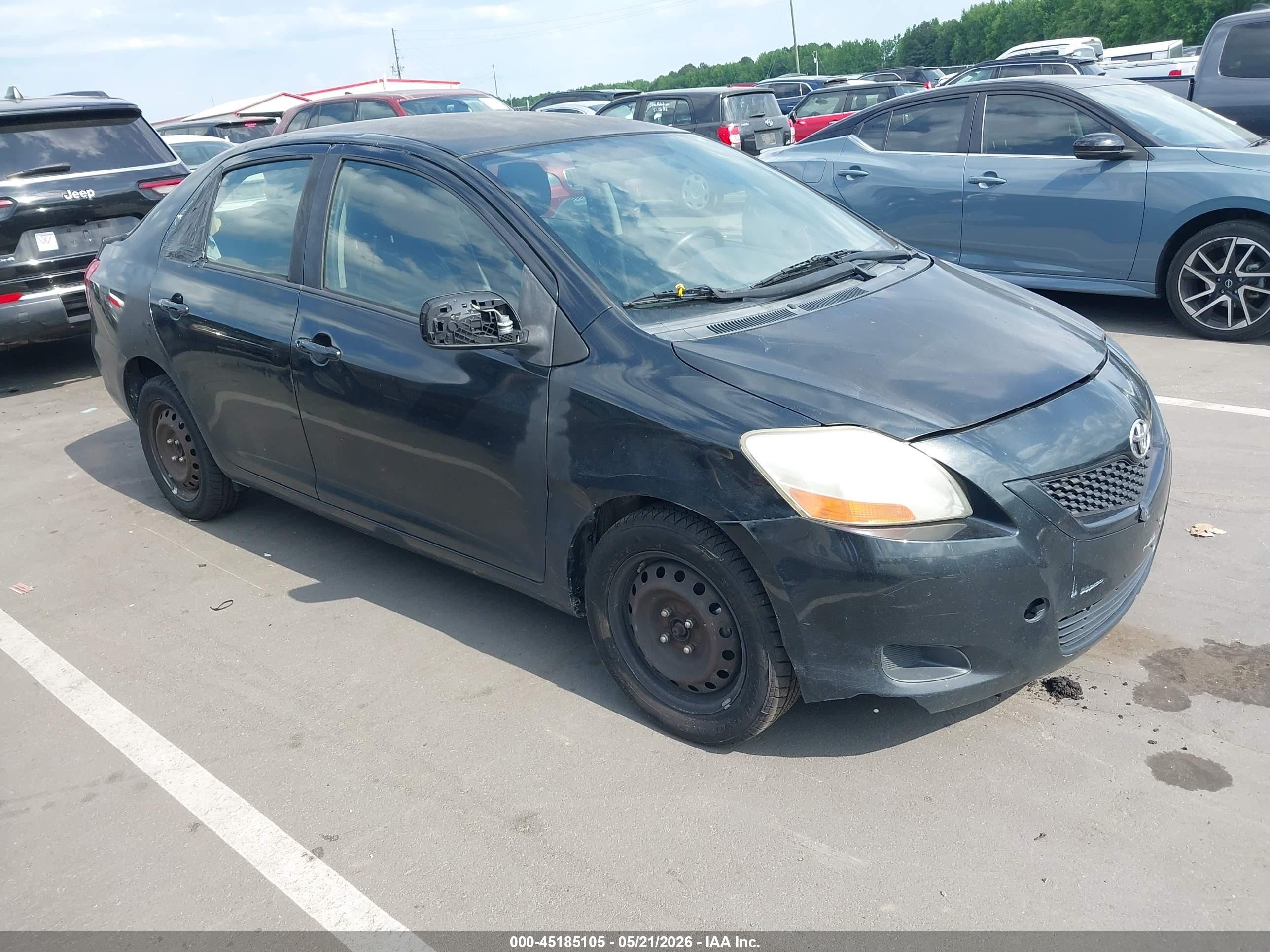 2010 Toyota Yaris   Black vin: JTDBT4K31A1367225