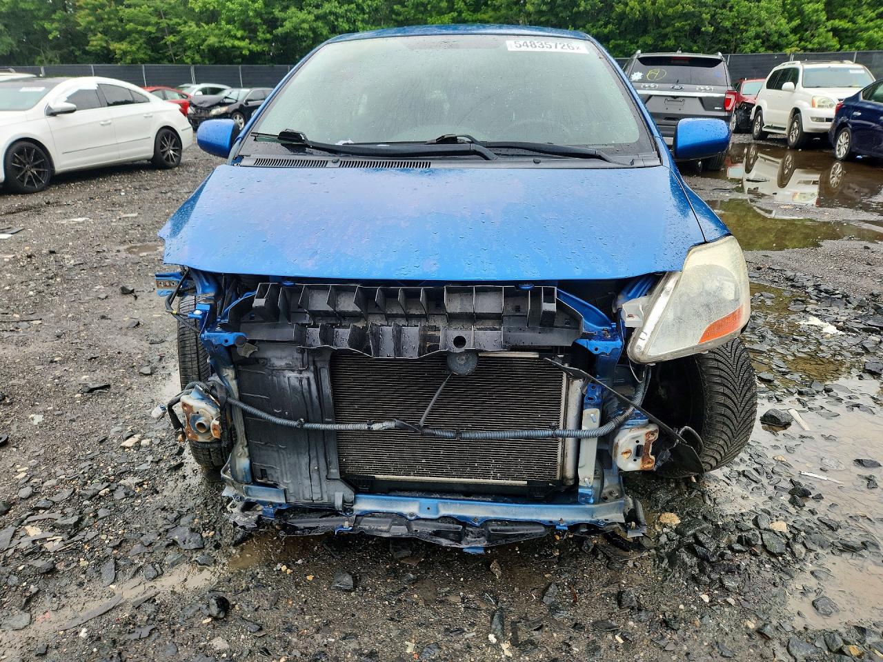 2010 Toyota Yaris Base Blue vin: JTDBT4K31A1372599