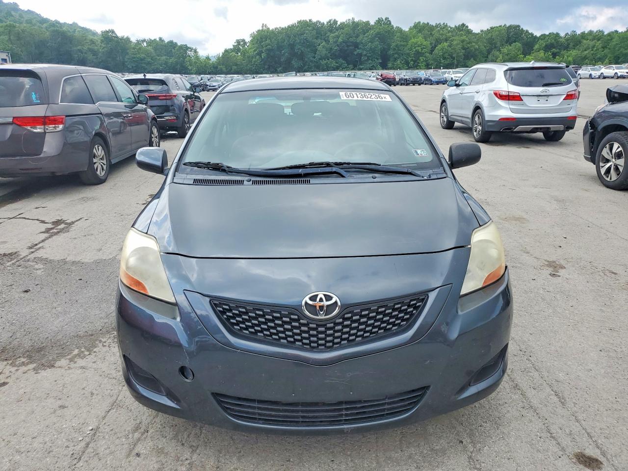 2010 Toyota Yaris Base Blue vin: JTDBT4K31A1373770
