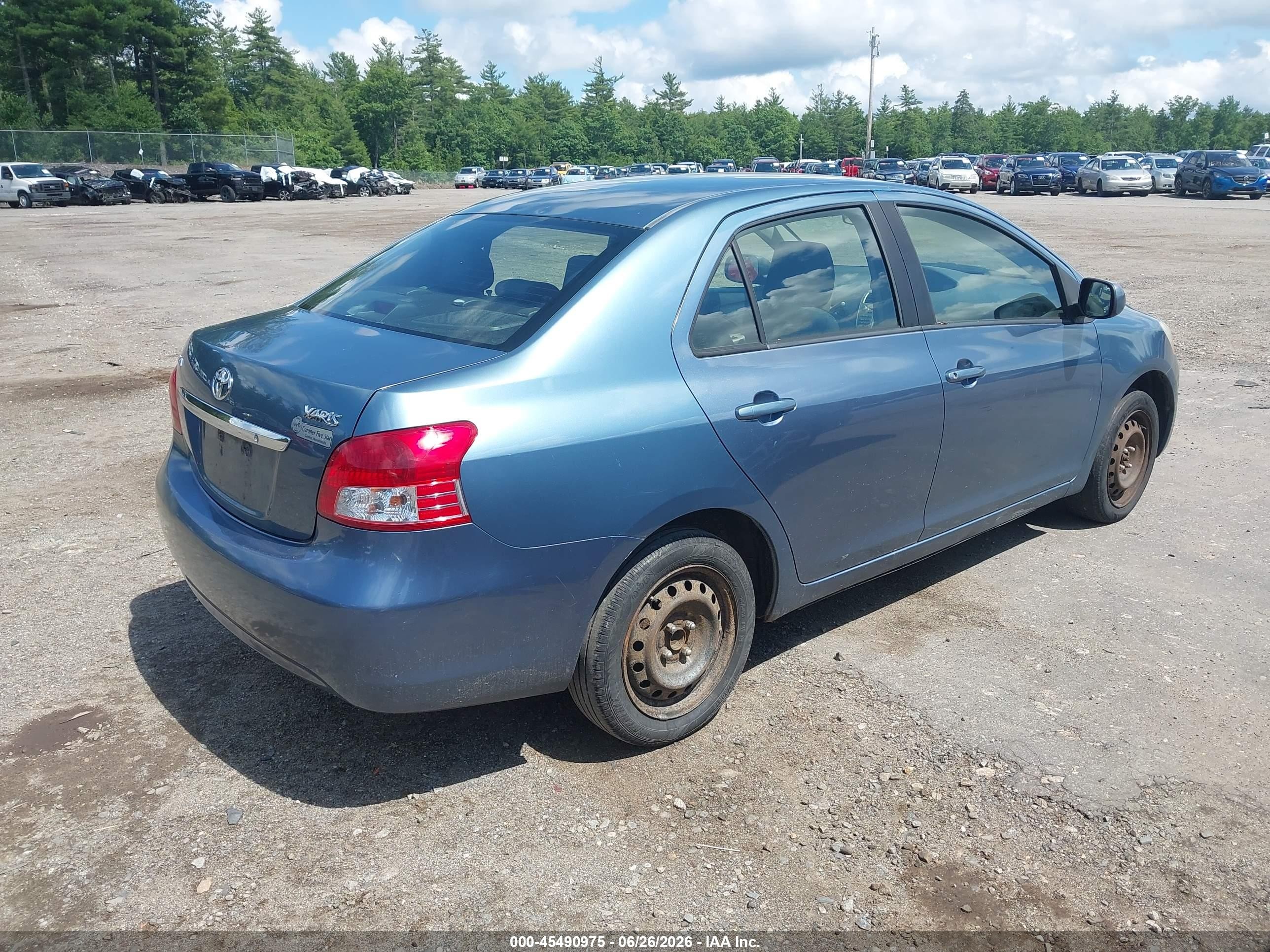 2011 Toyota Yaris   Blue vin: JTDBT4K31BL002579