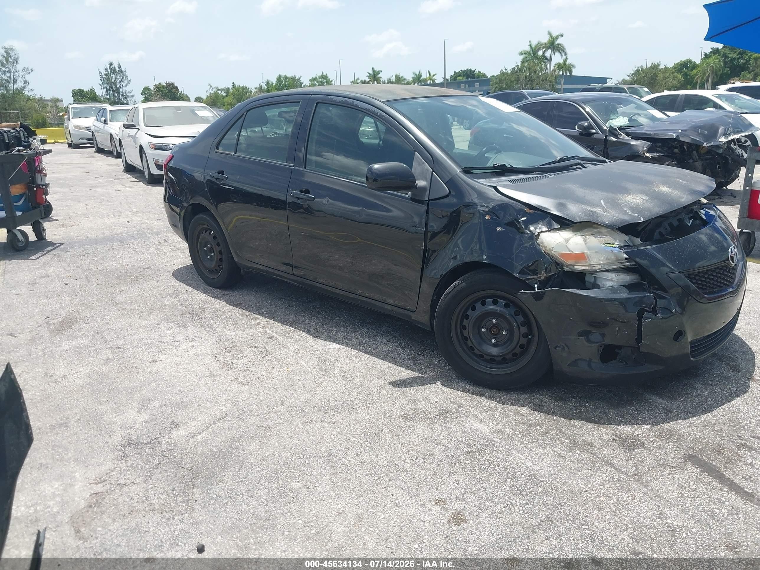 2012 Toyota Yaris   Black vin: JTDBT4K31C1414630