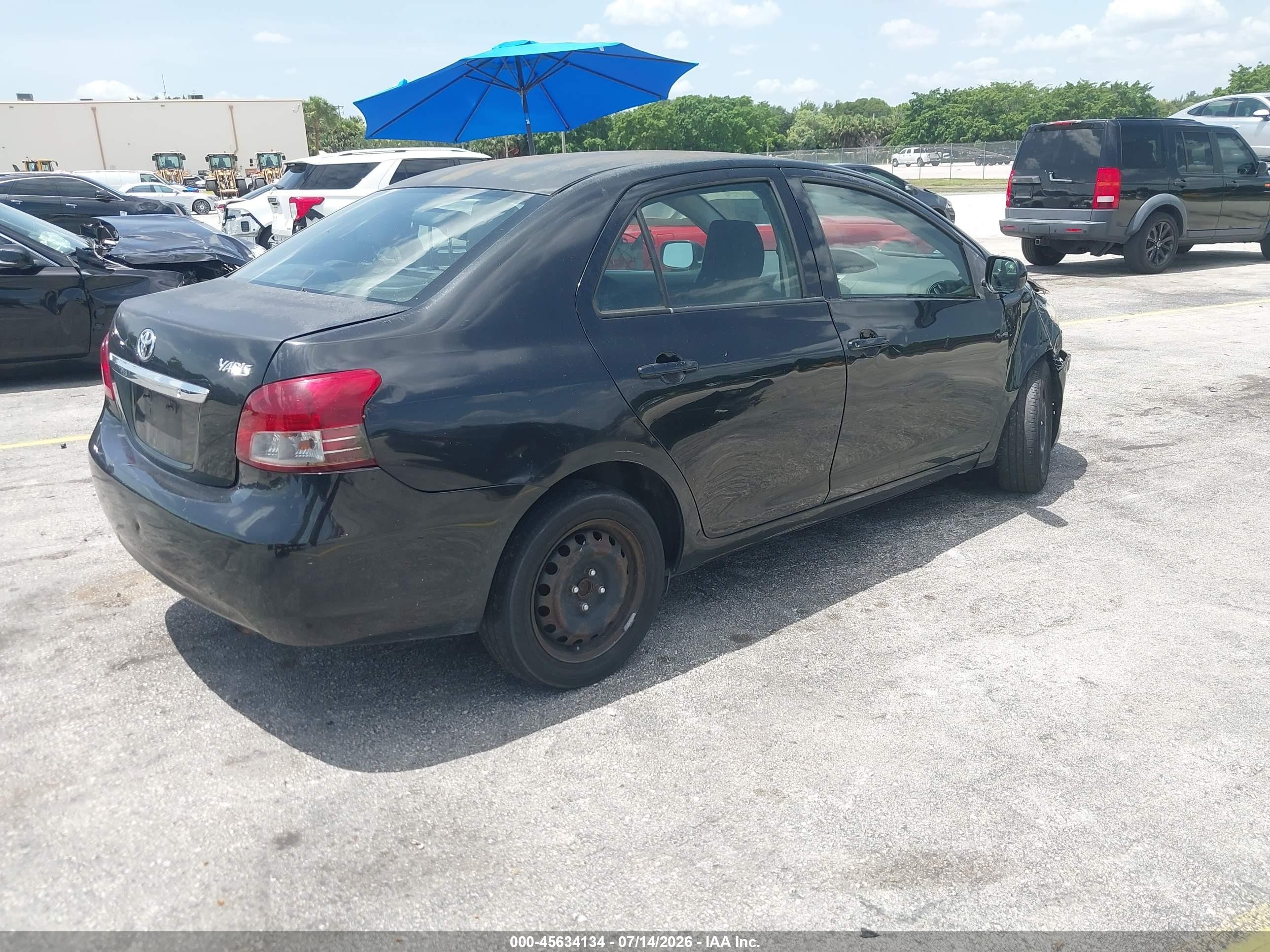 2012 Toyota Yaris   Black vin: JTDBT4K31C1414630