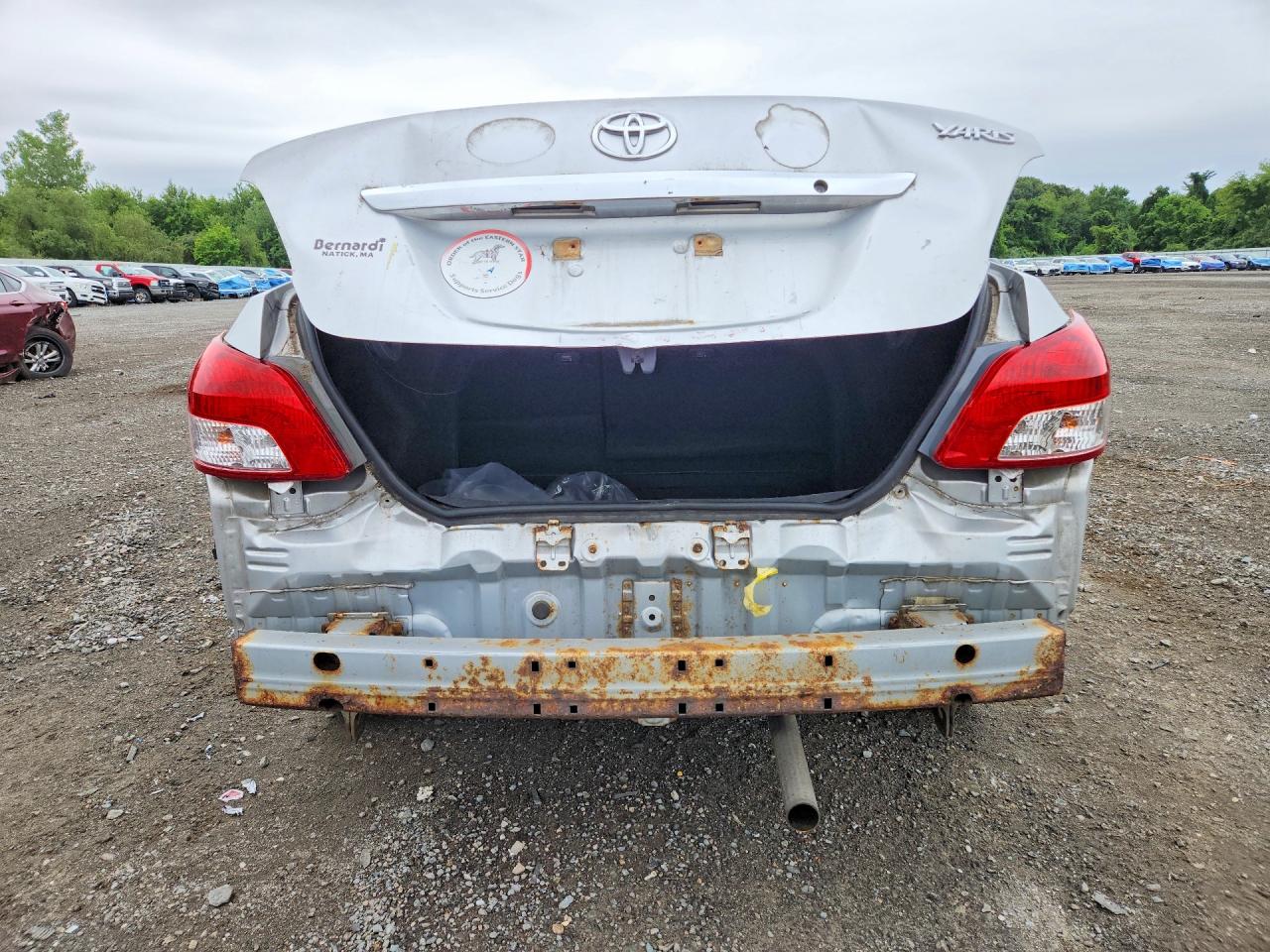 2012 Toyota Yaris Fleet Gray vin: JTDBT4K31C1419861