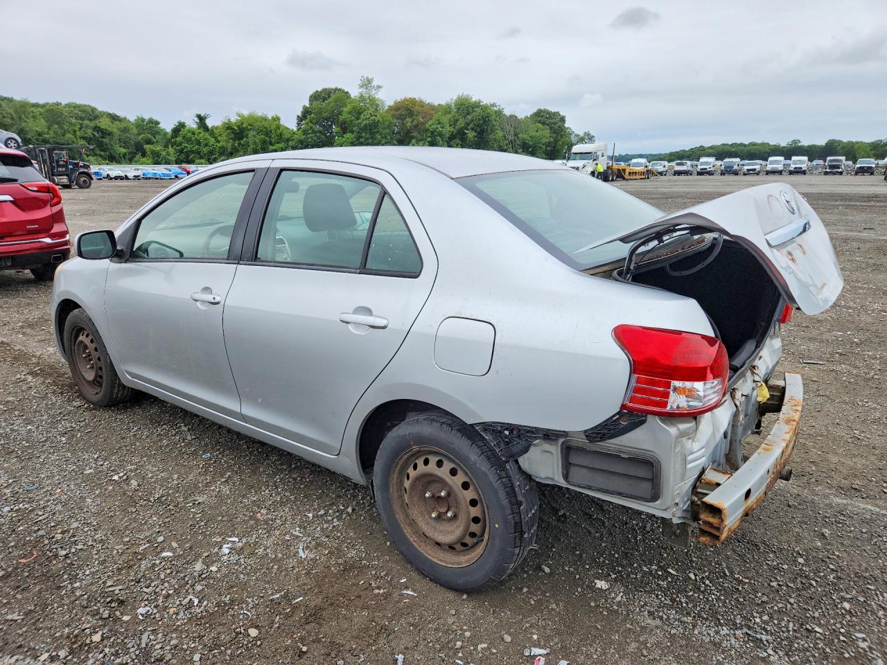 2012 Toyota Yaris Fleet Gray vin: JTDBT4K31C1419861