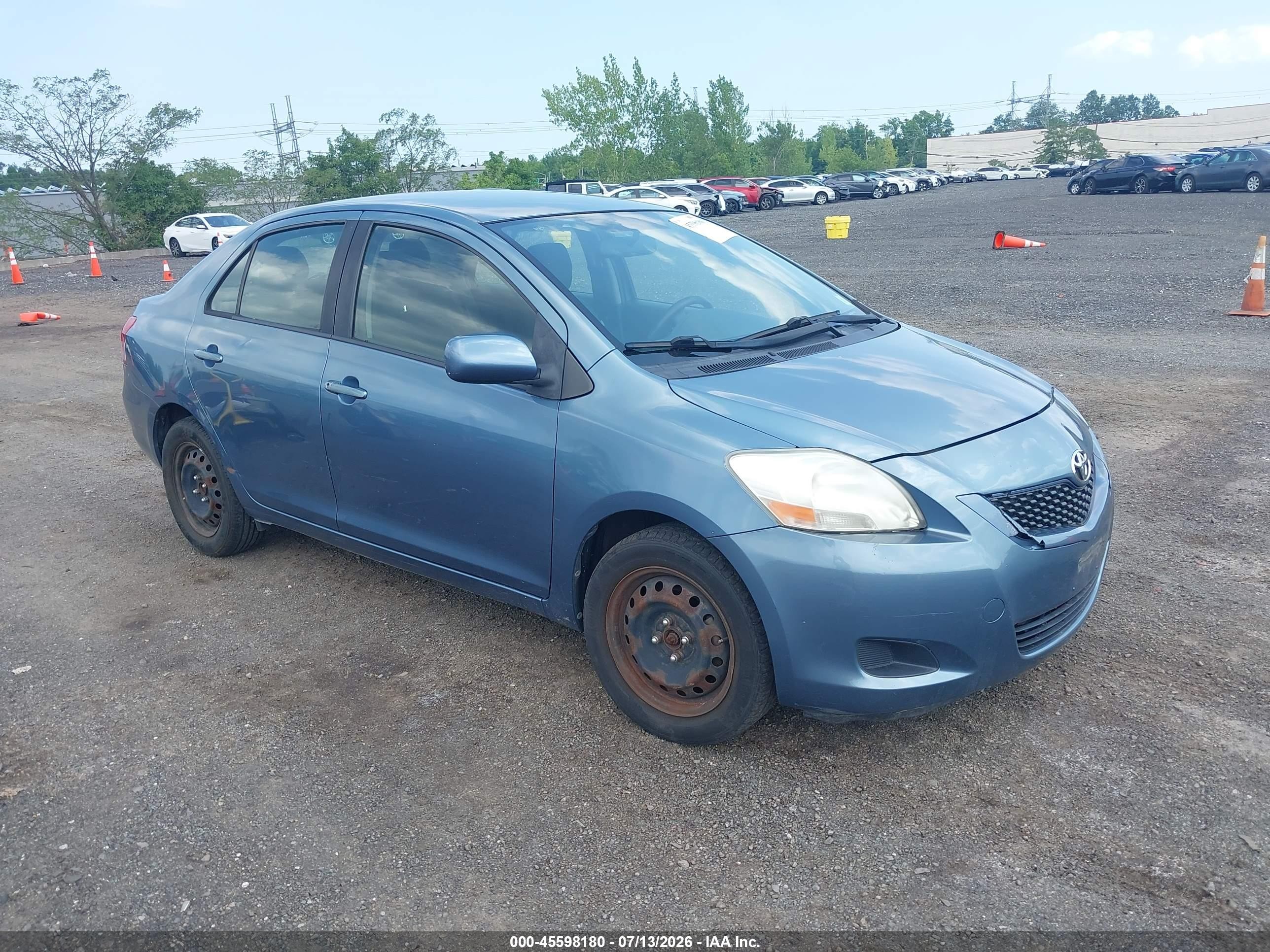 2012 Toyota Yaris   Light Blue vin: JTDBT4K31CL010585