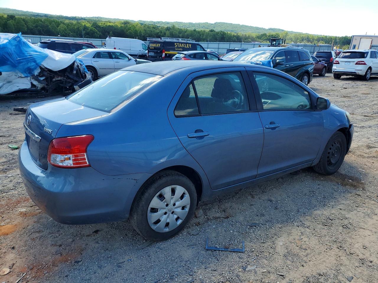 2012 Toyota Yaris Fleet Blue vin: JTDBT4K31CL012384