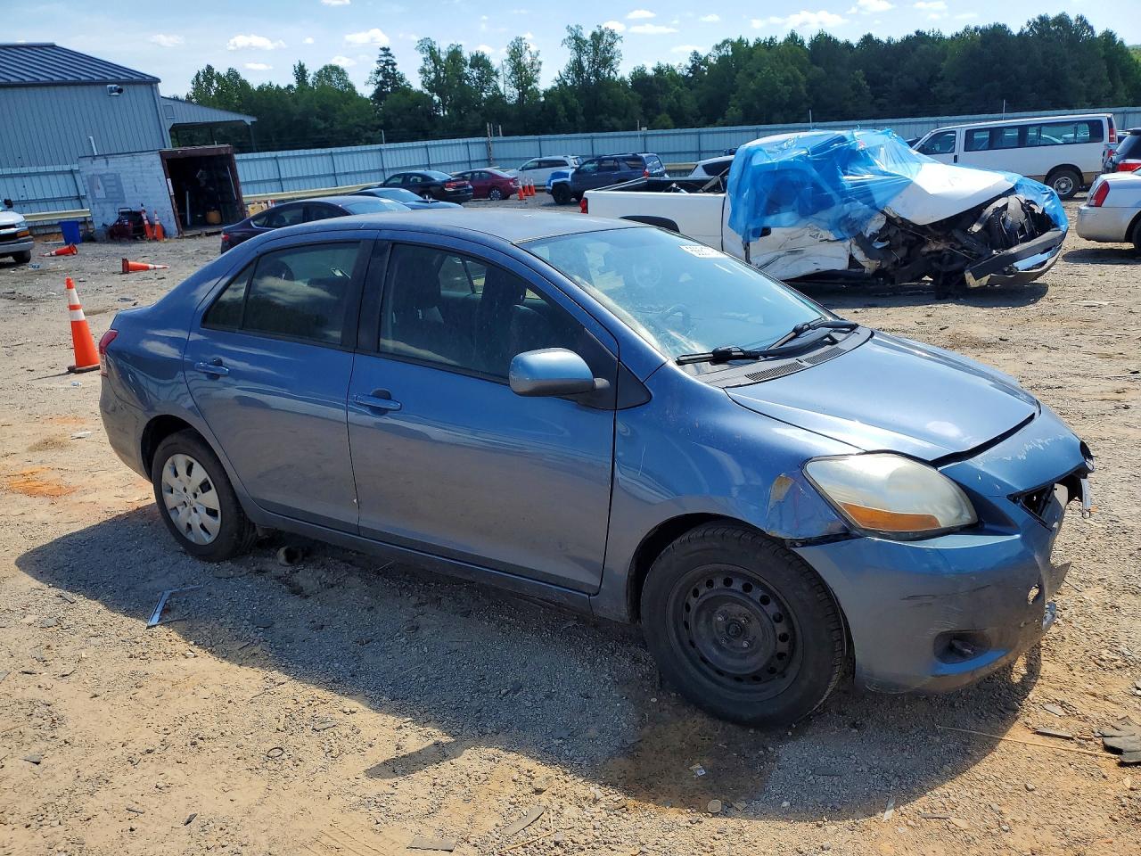 2012 Toyota Yaris Fleet Blue vin: JTDBT4K31CL012384