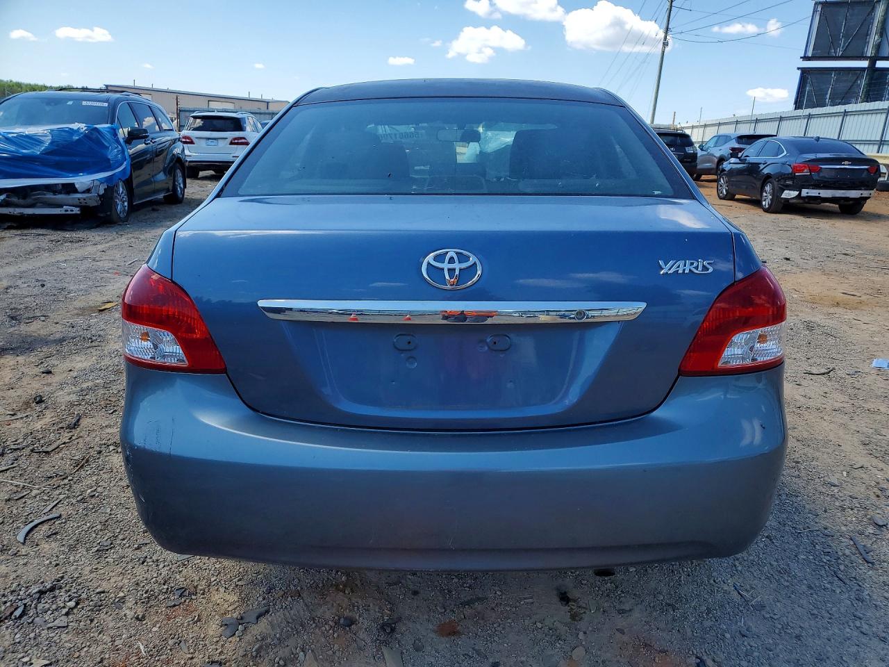2012 Toyota Yaris Fleet Blue vin: JTDBT4K31CL012384
