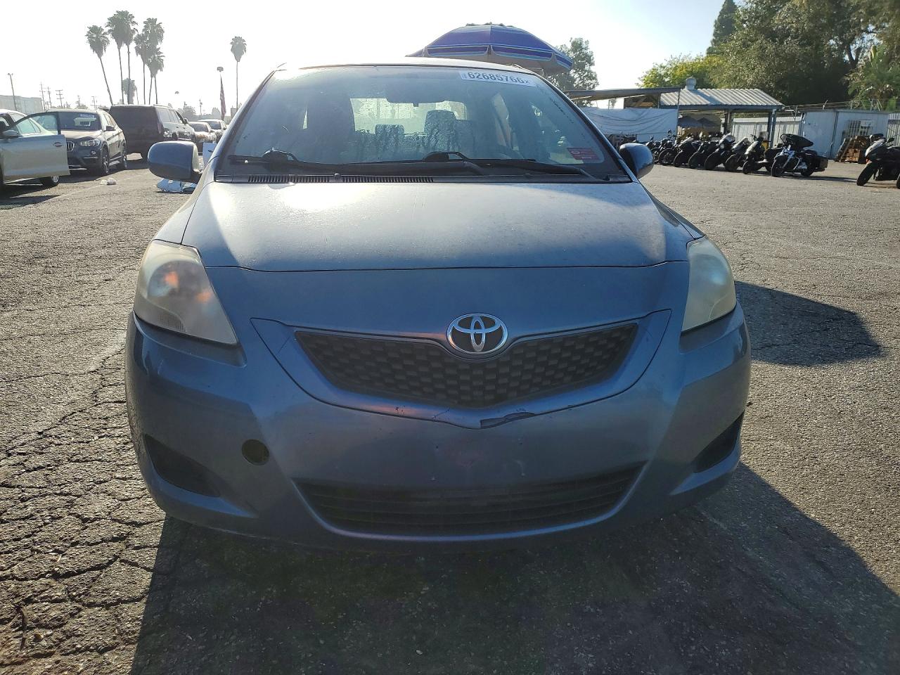 2012 Toyota Yaris Fleet Blue vin: JTDBT4K31CL016855