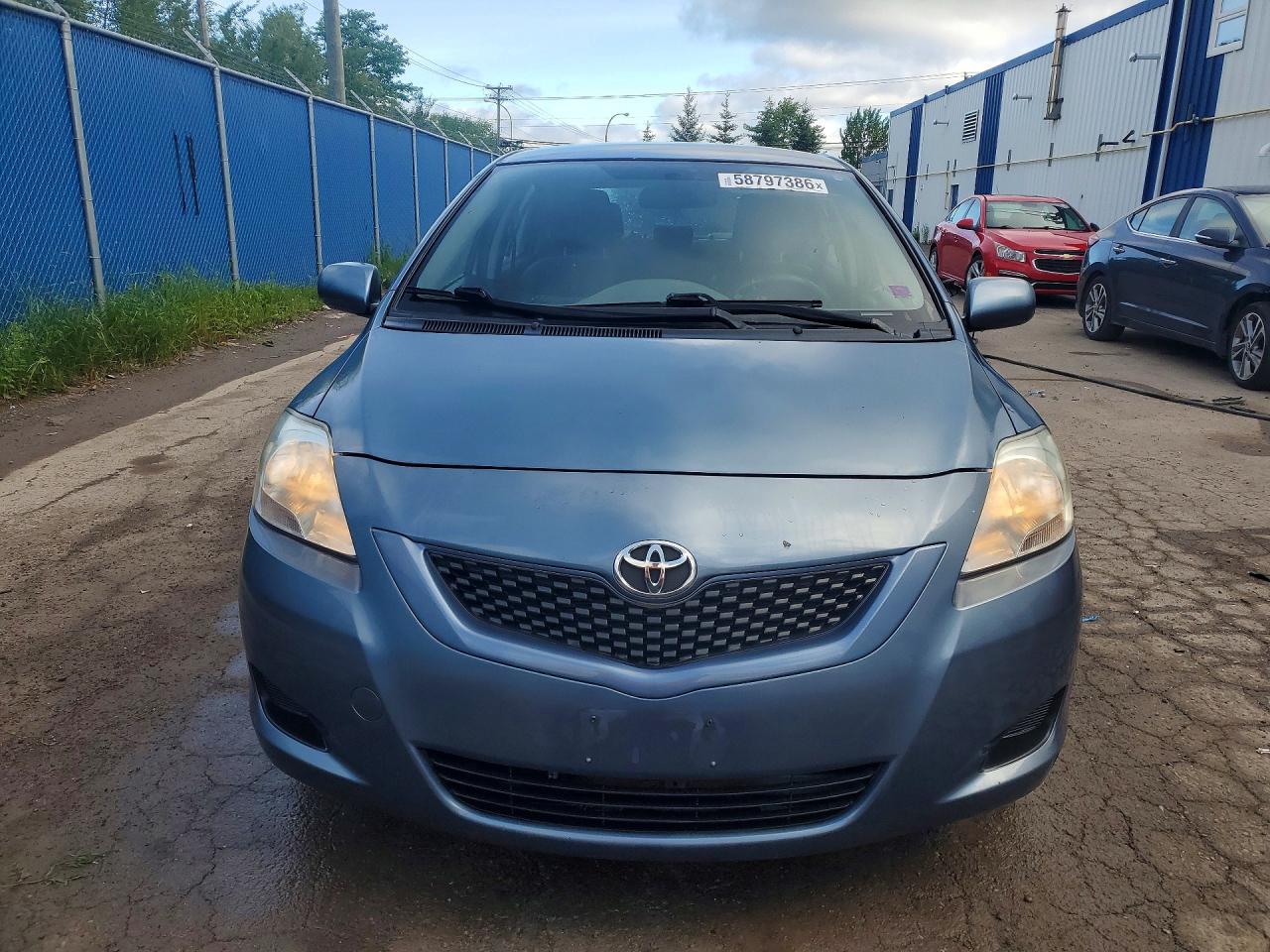 2012 Toyota Yaris Fleet Синий vin: JTDBT4K31CL029315