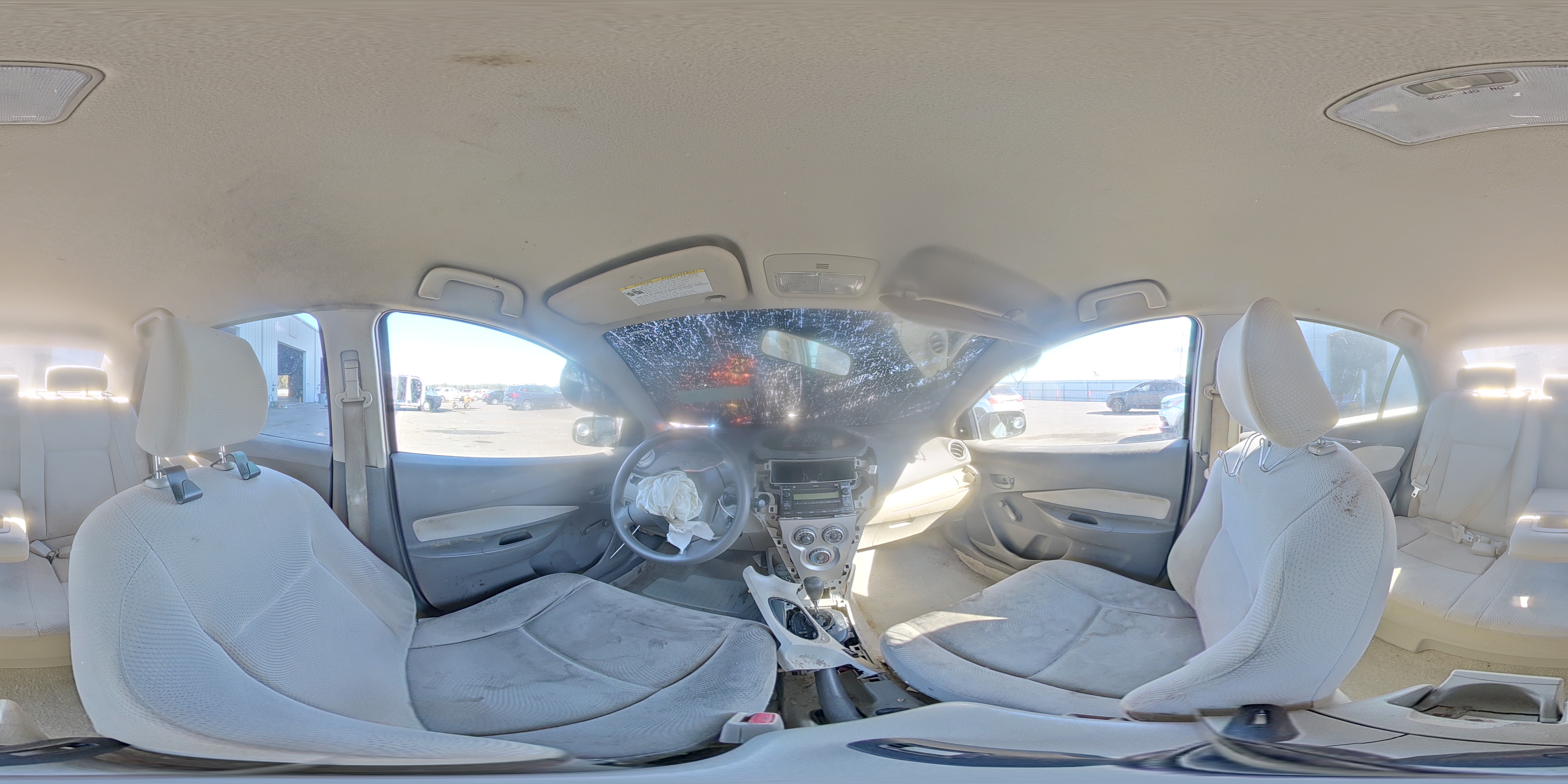 2010 Toyota Yaris Blue vin: JTDBT4K32A1369274
