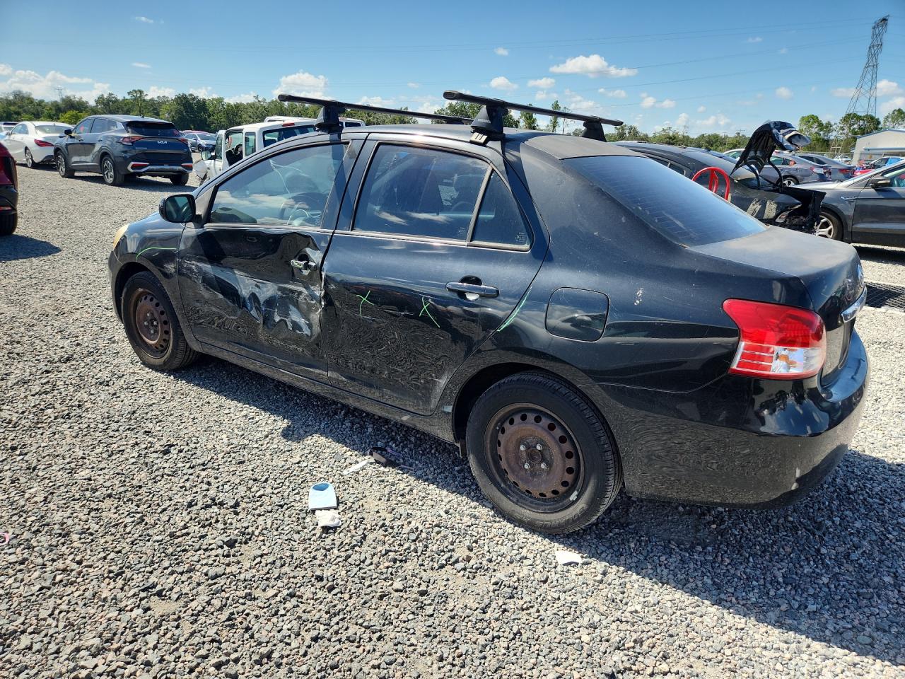 2012 Toyota Yaris Fleet Черный vin: JTDBT4K32C1420923
