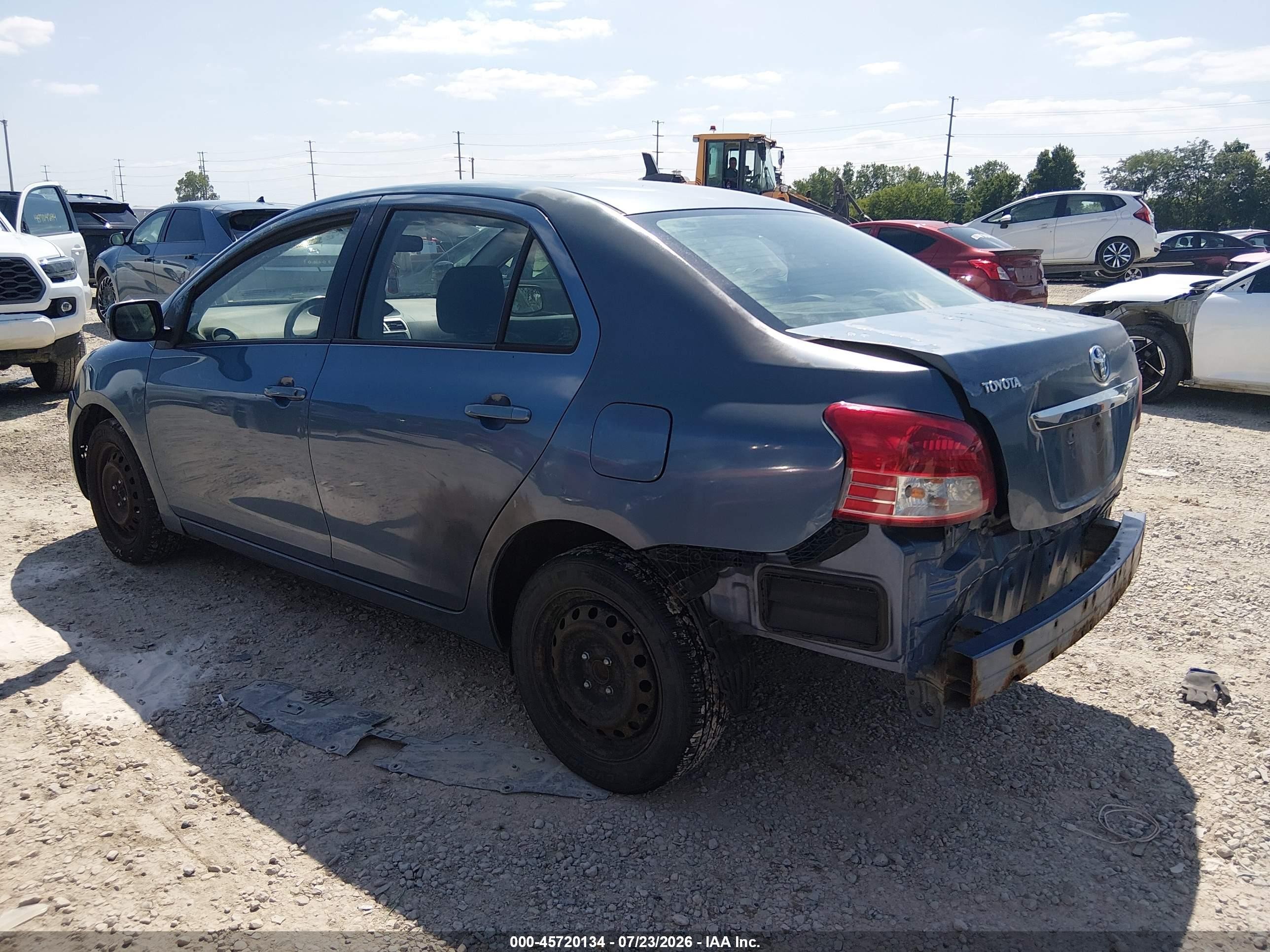 2012 Toyota Yaris   Blue vin: JTDBT4K32CL011311