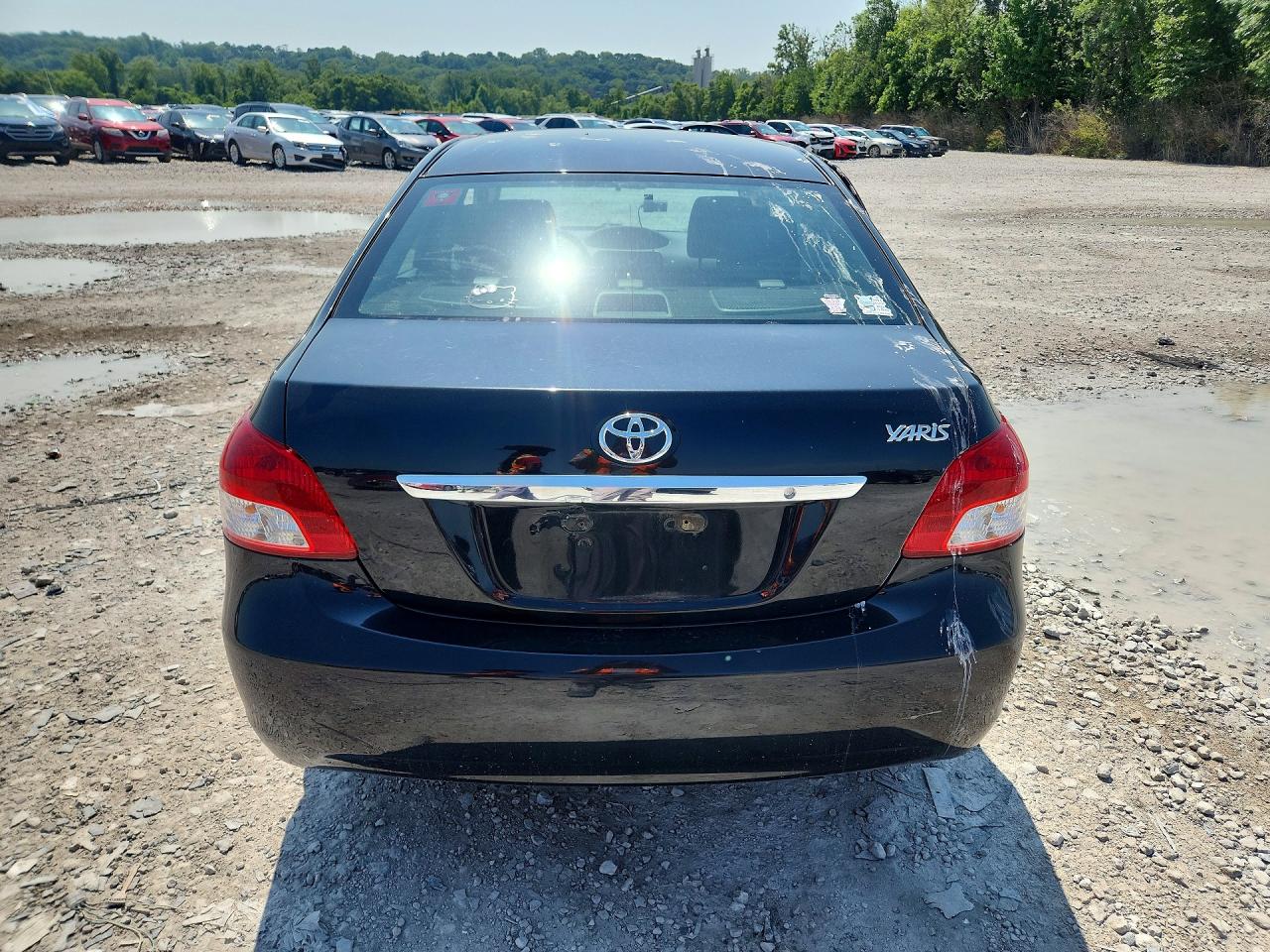 2012 Toyota Yaris Fleet Black vin: JTDBT4K32CL016329