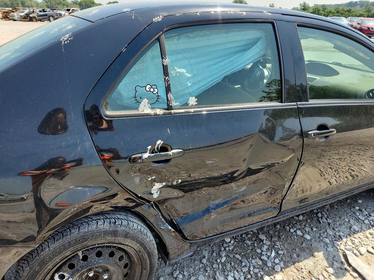 2012 Toyota Yaris Fleet Black vin: JTDBT4K32CL016329