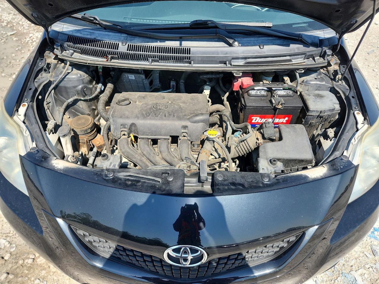 2012 Toyota Yaris Fleet Black vin: JTDBT4K32CL016329