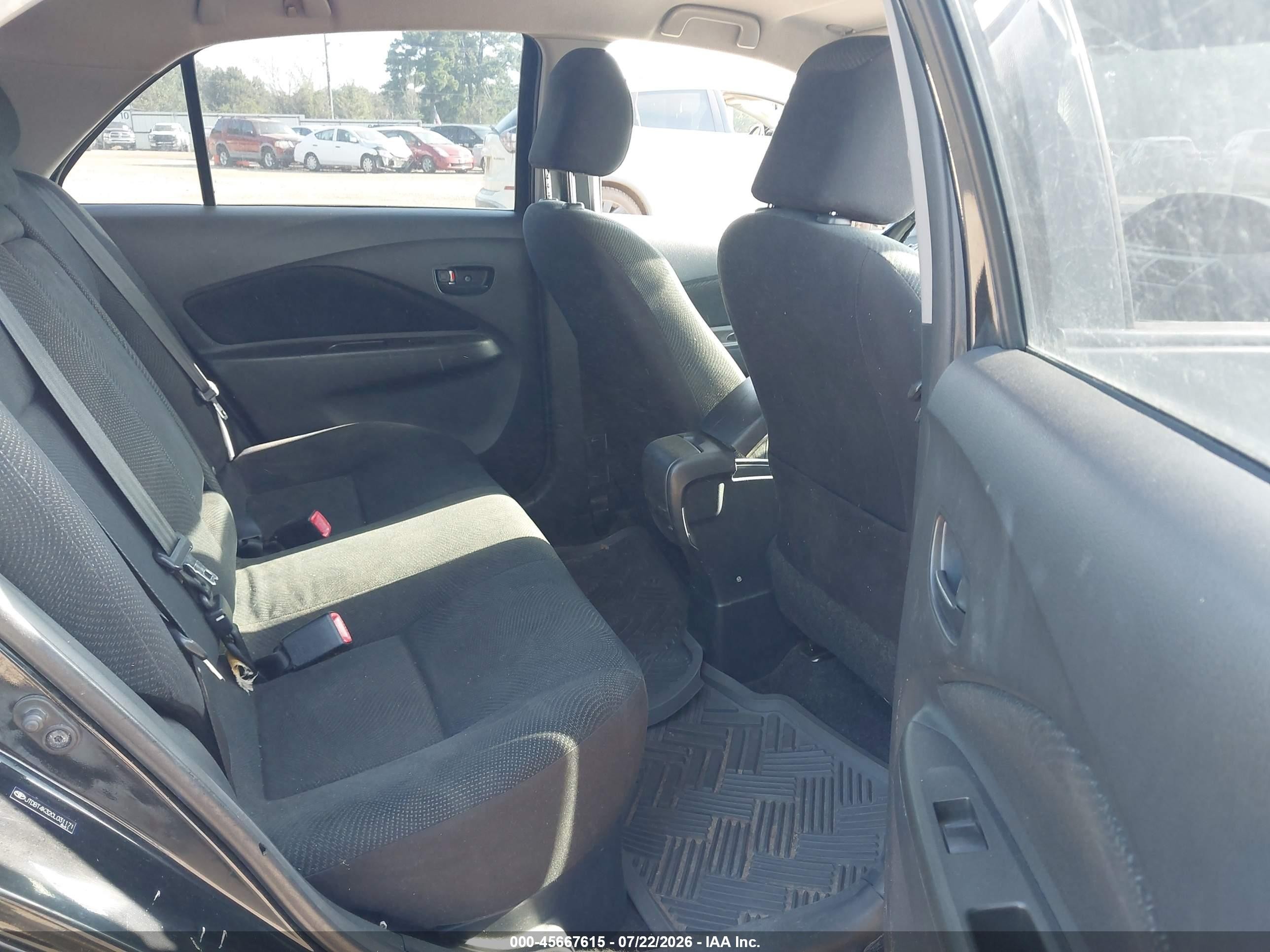 2012 Toyota Yaris   Черный vin: JTDBT4K32CL031171