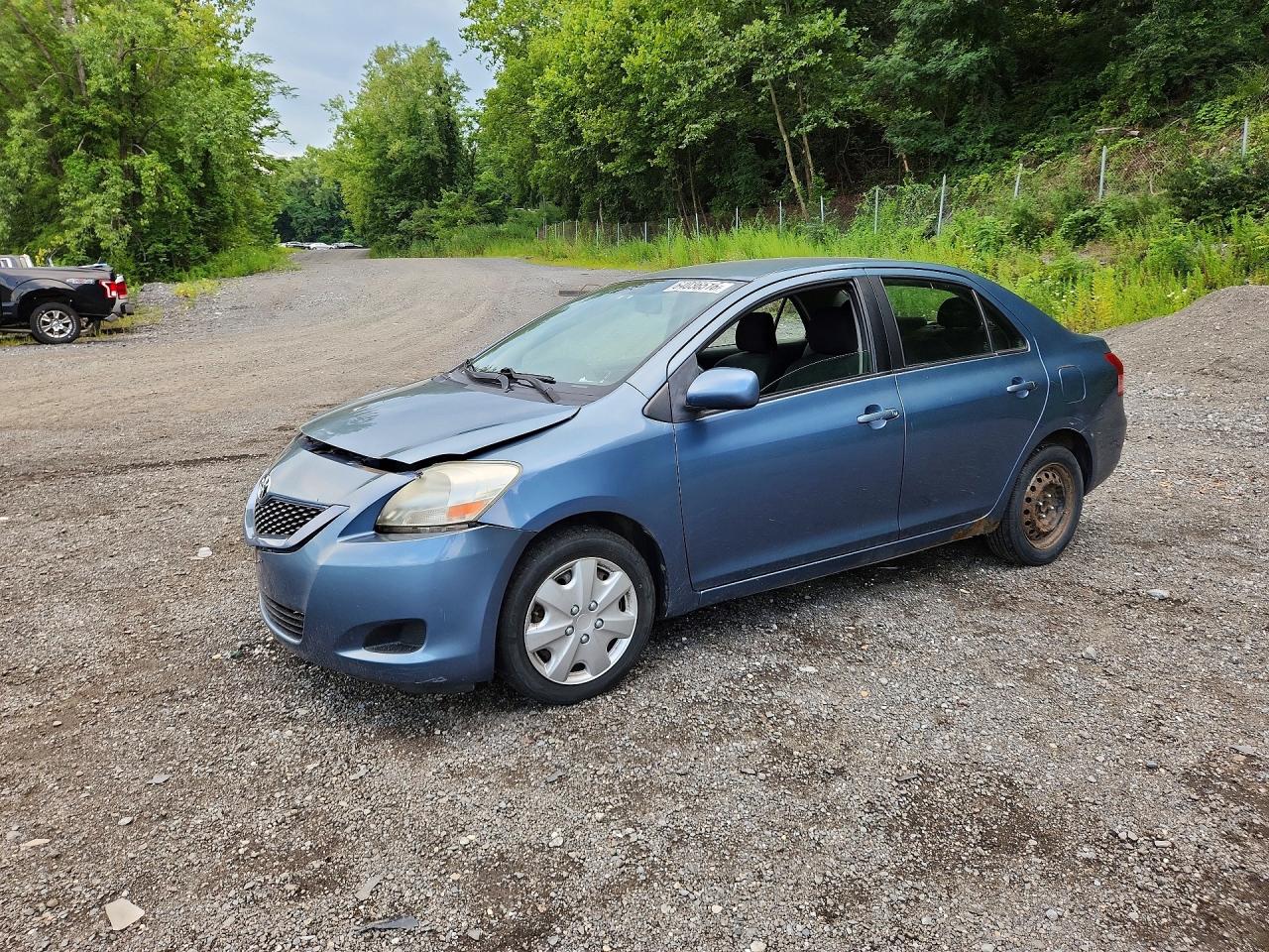 2012 Toyota Yaris Fleet Синий vin: JTDBT4K33CL010989