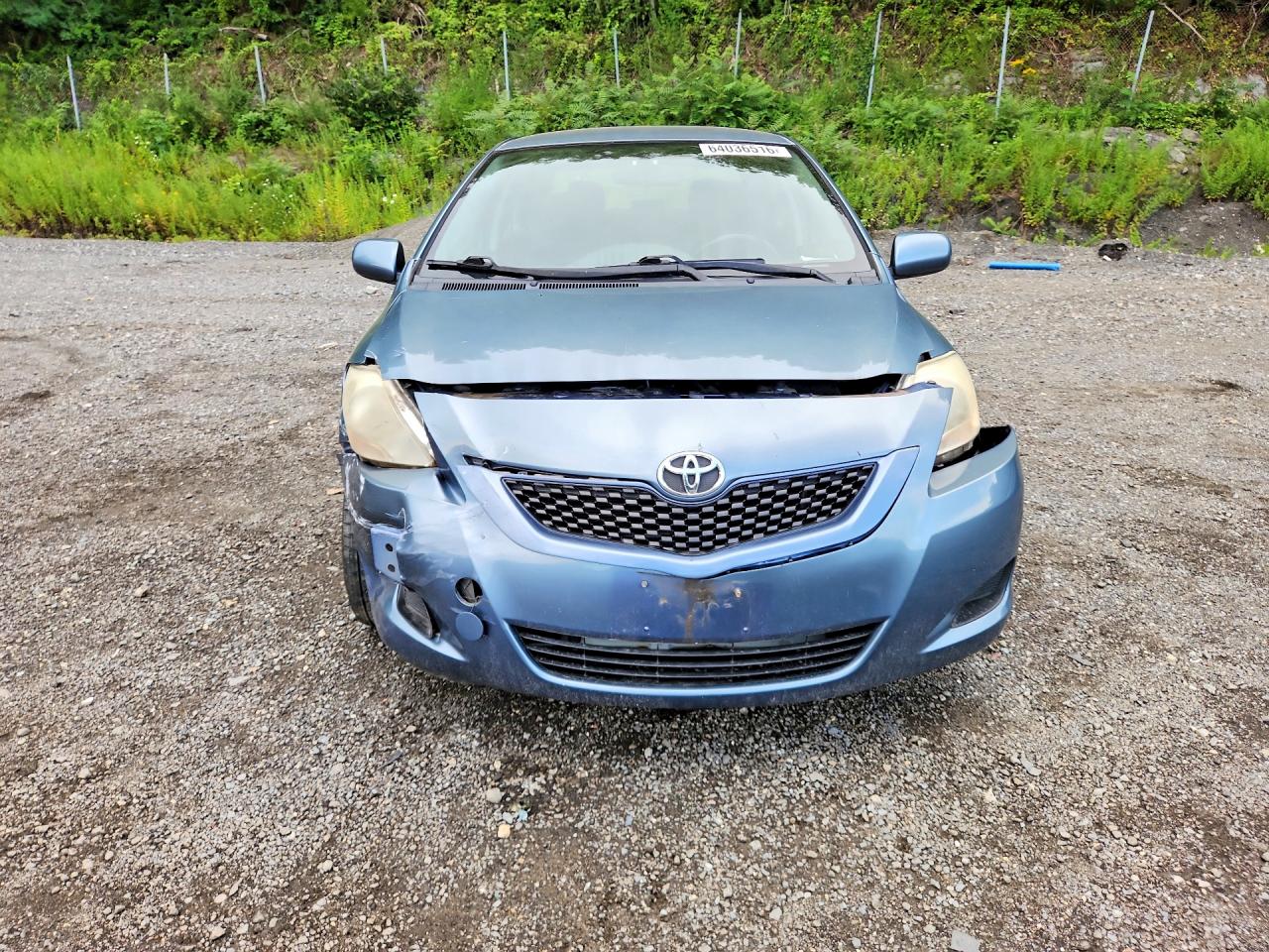 2012 Toyota Yaris Fleet Blue vin: JTDBT4K33CL010989