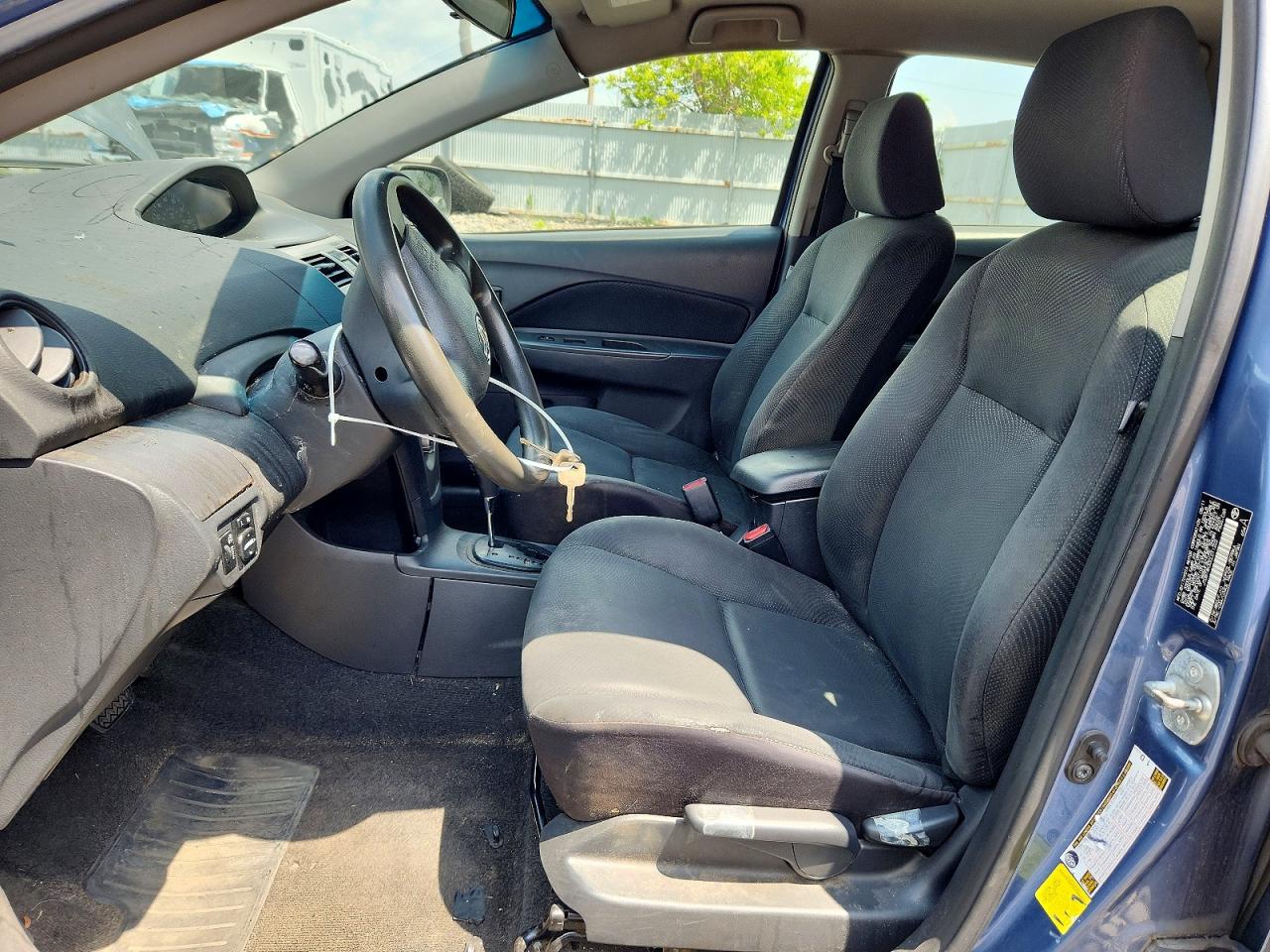 2012 Toyota Yaris Fleet Blue vin: JTDBT4K33CL011222