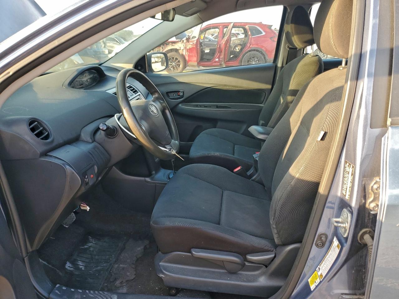 2012 Toyota Yaris Blue vin: JTDBT4K33CL018056
