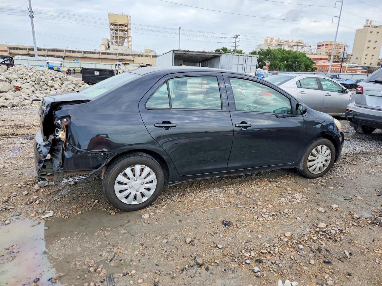 2012 Toyota Yaris Fleet Black vin: JTDBT4K33CL021295