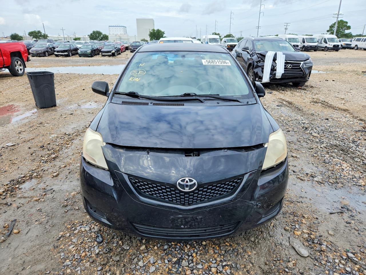 2012 Toyota Yaris Fleet Black vin: JTDBT4K33CL021295