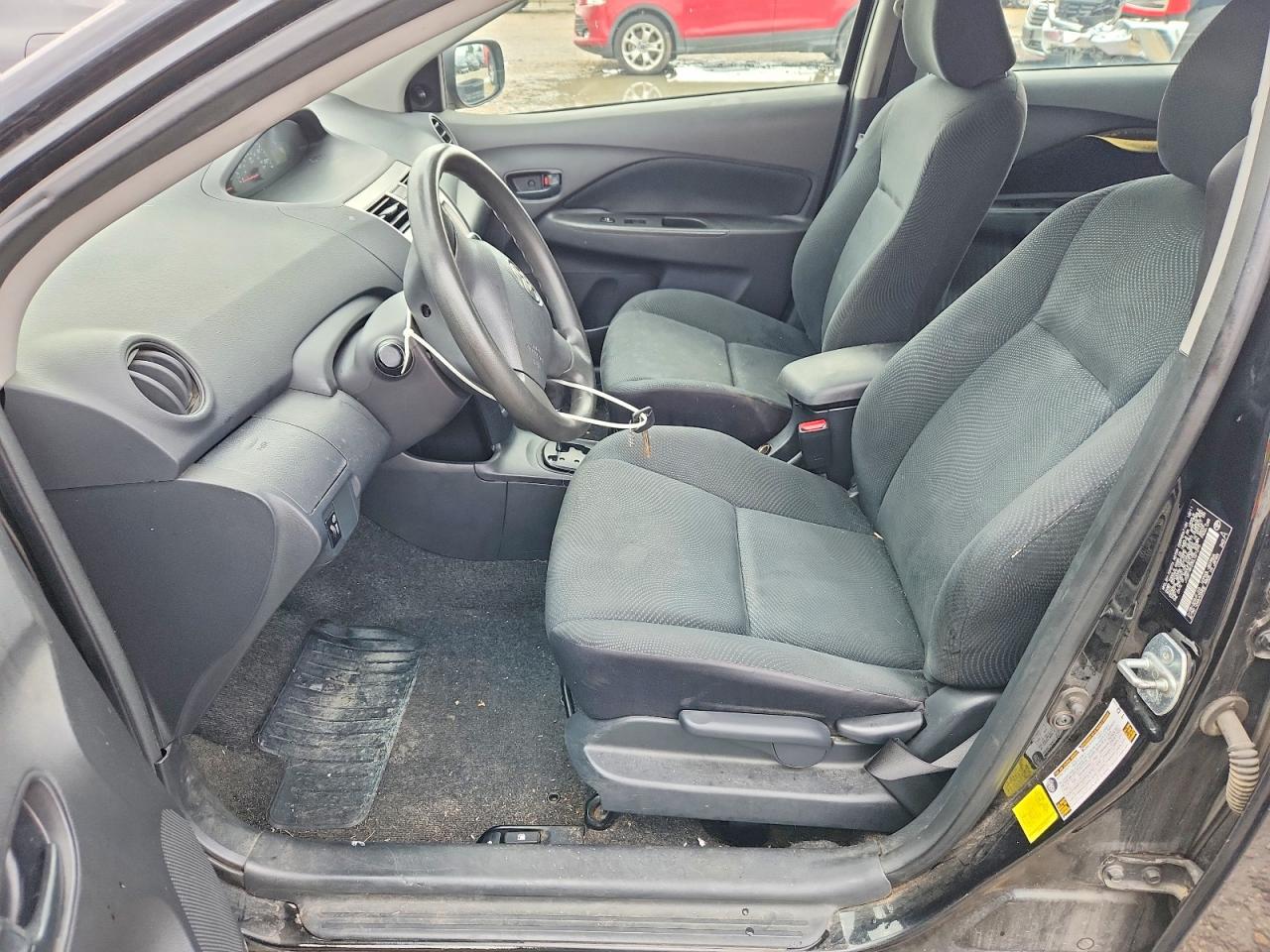 2012 Toyota Yaris Fleet Black vin: JTDBT4K33CL021295