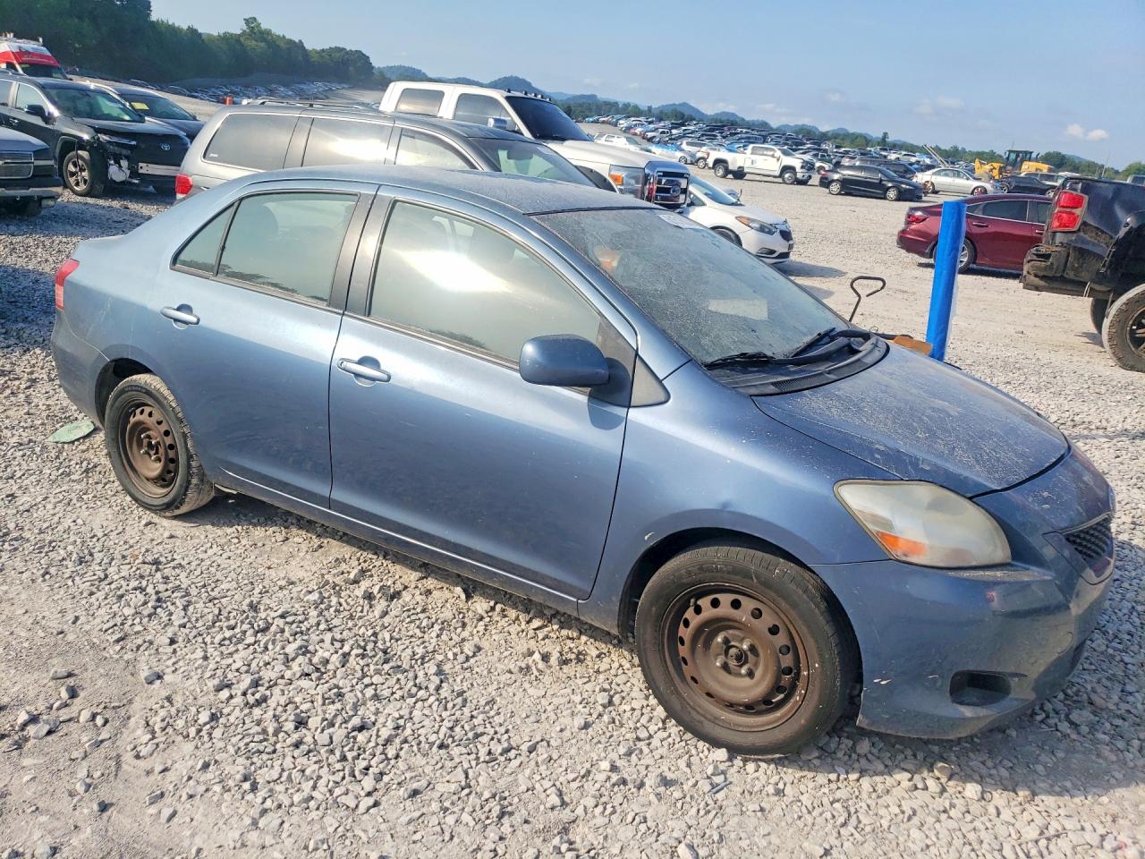 2012 Toyota Yaris Fleet Blue vin: JTDBT4K33CL024293