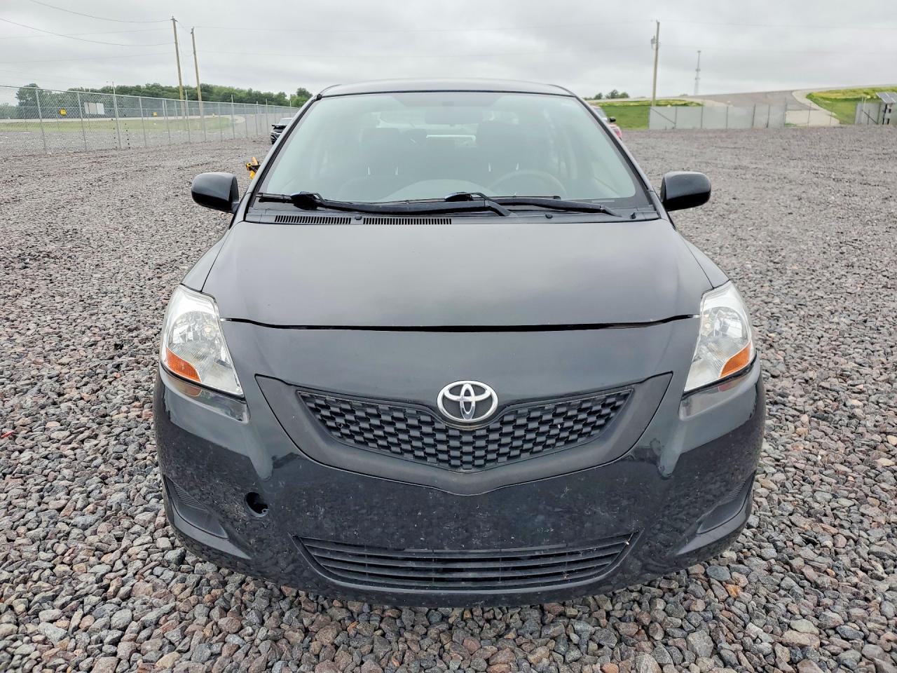 2012 Toyota Yaris Black vin: JTDBT4K33CL025203