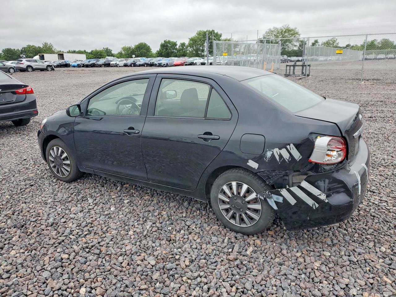 2012 Toyota Yaris Black vin: JTDBT4K33CL025203