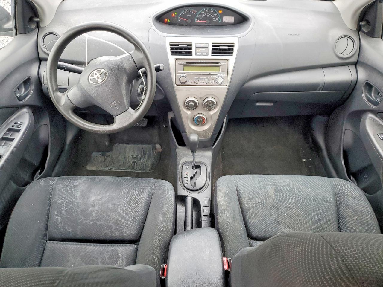 2012 Toyota Yaris Black vin: JTDBT4K33CL025203