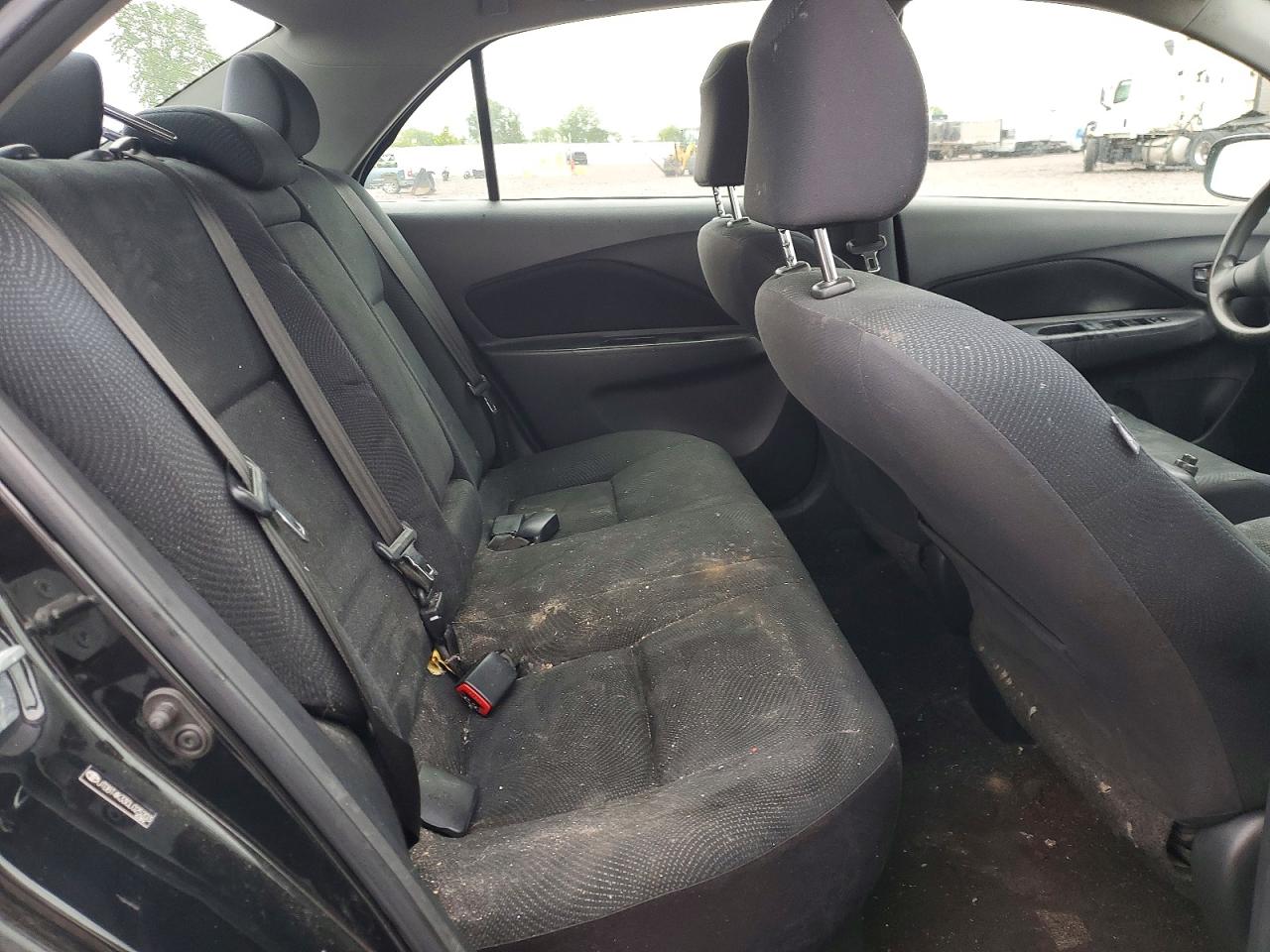 2012 Toyota Yaris Black vin: JTDBT4K33CL025203