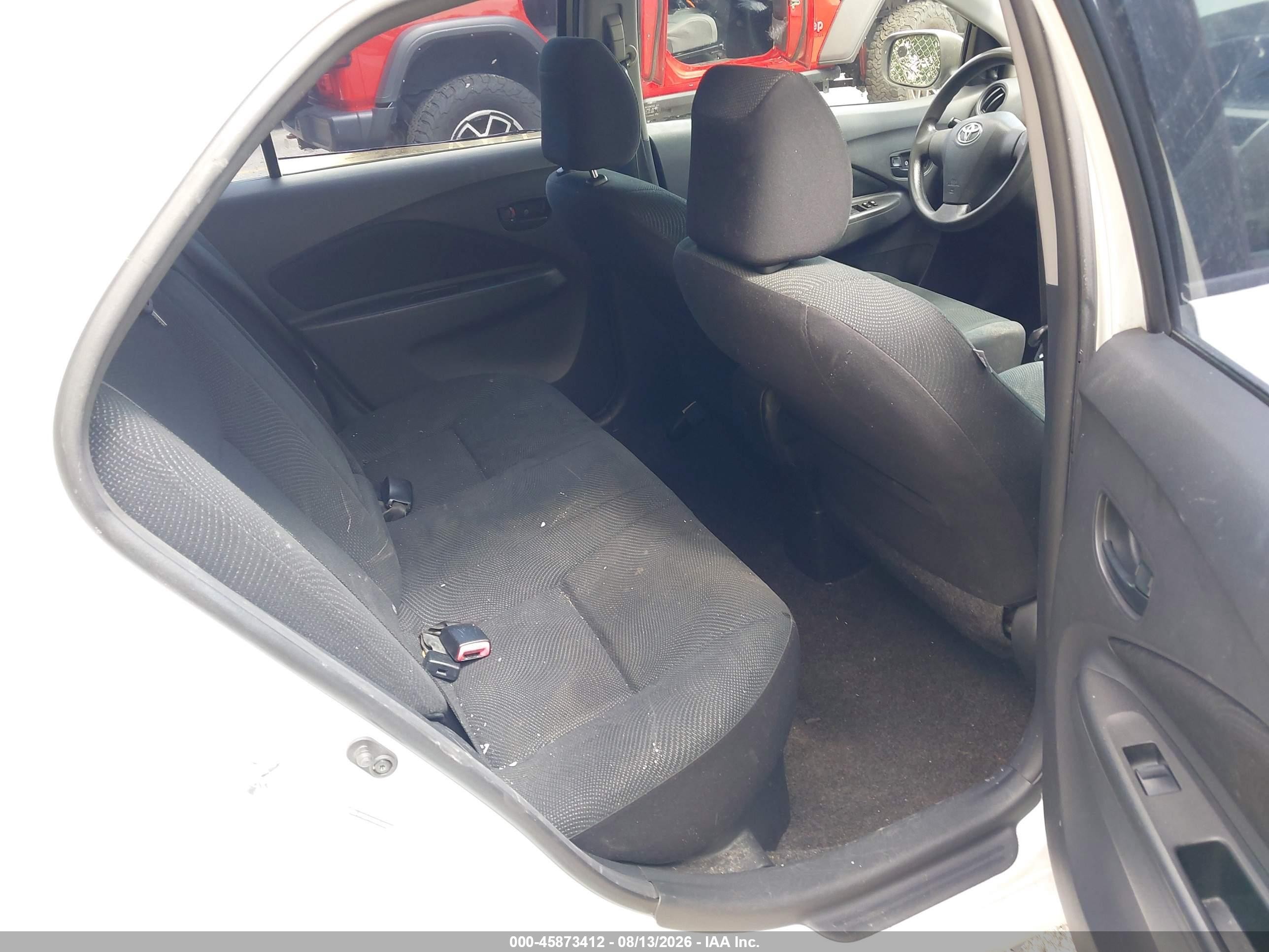 2012 Toyota Yaris   White vin: JTDBT4K33CL027825