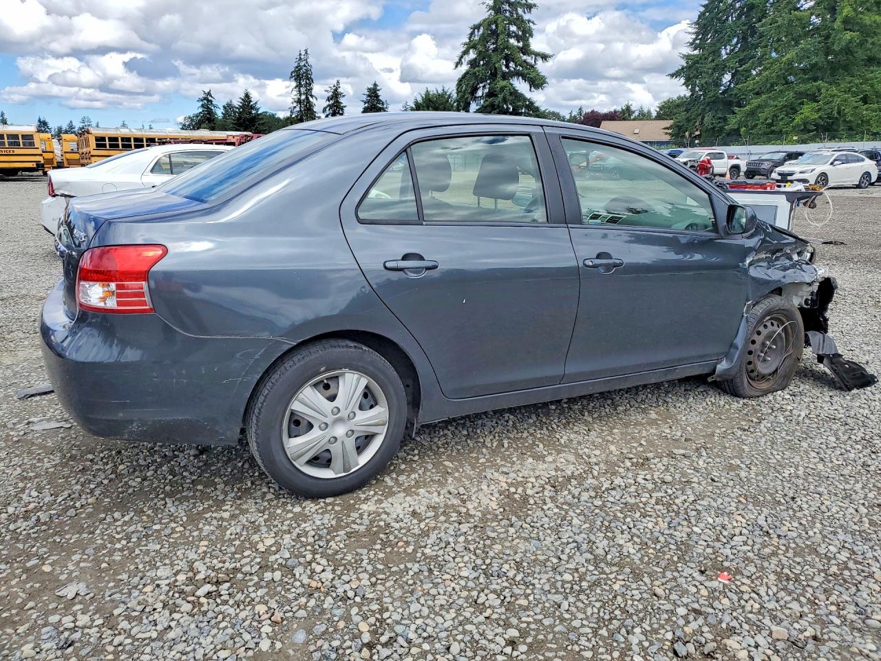 2012 Toyota Yaris Fleet Gray vin: JTDBT4K33CL037271
