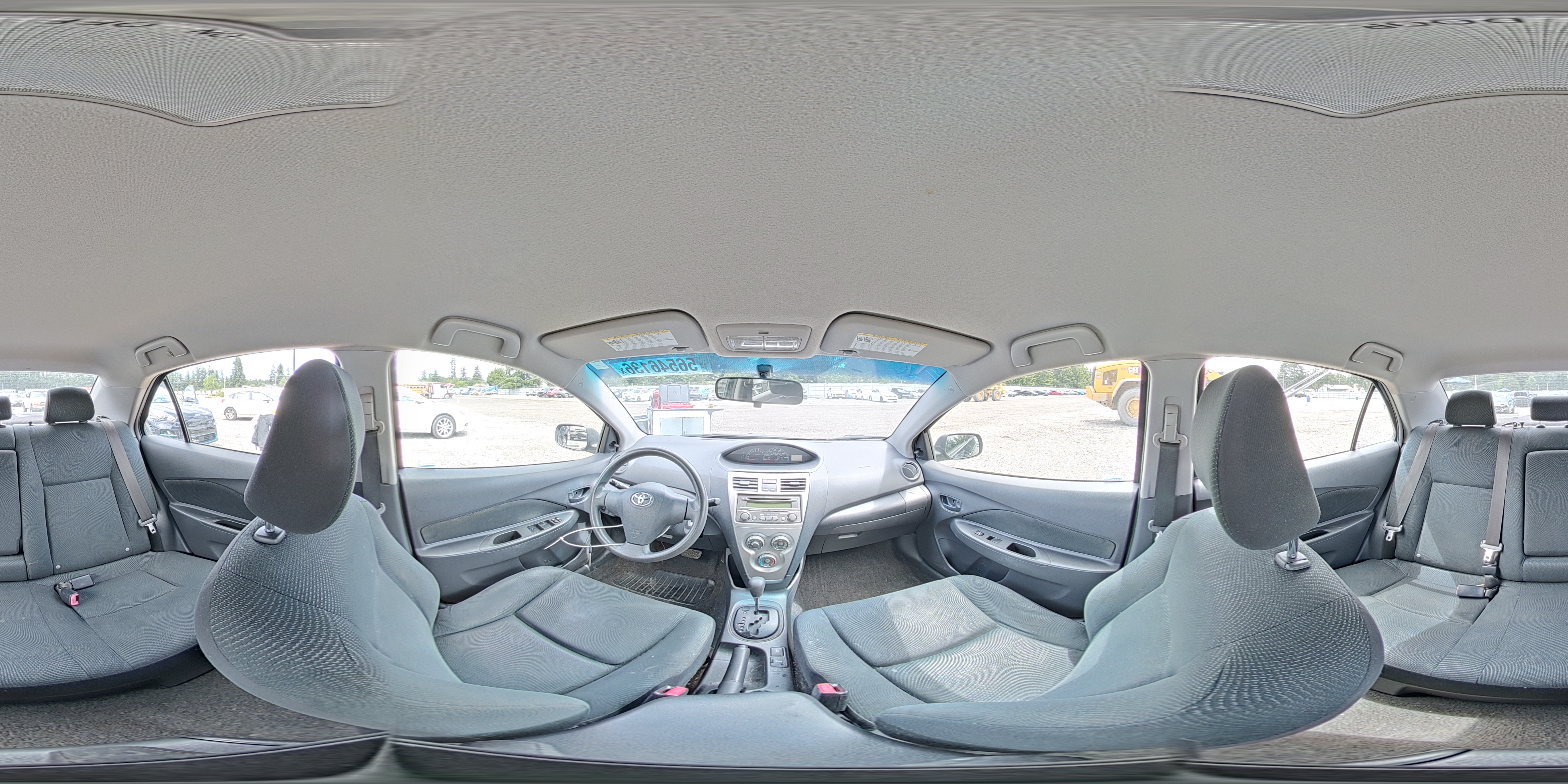 2012 Toyota Yaris Fleet Gray vin: JTDBT4K33CL037271