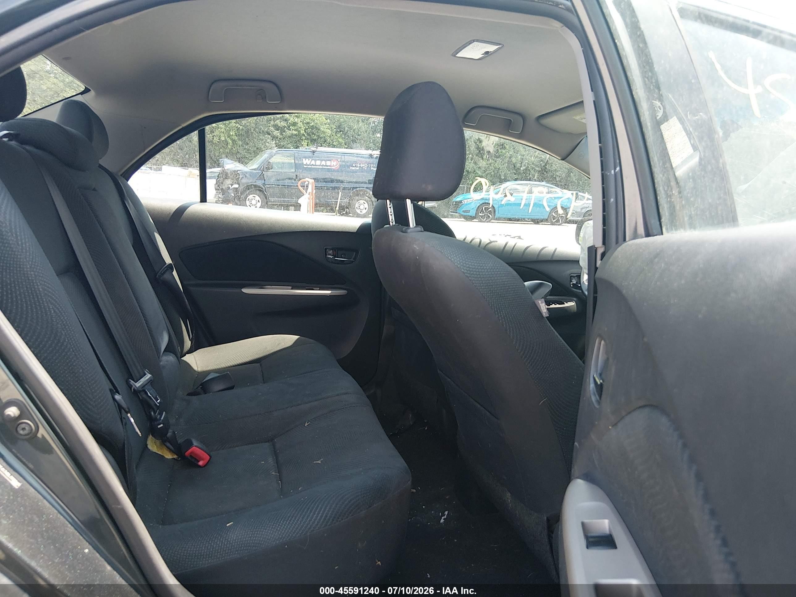 2011 Toyota Yaris   Black vin: JTDBT4K34BL000860