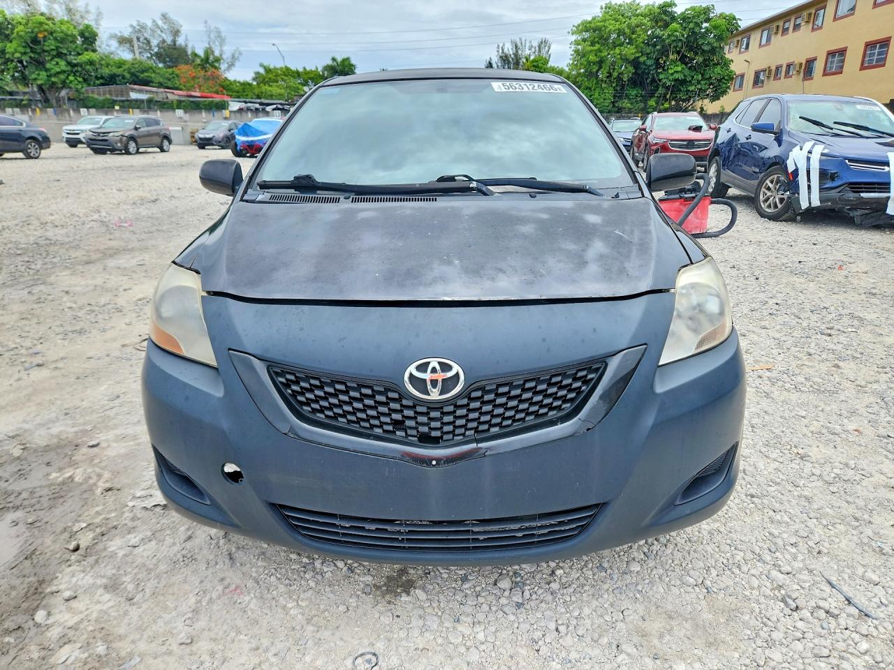 2012 Toyota Yaris Fleet Gray vin: JTDBT4K34CL019152