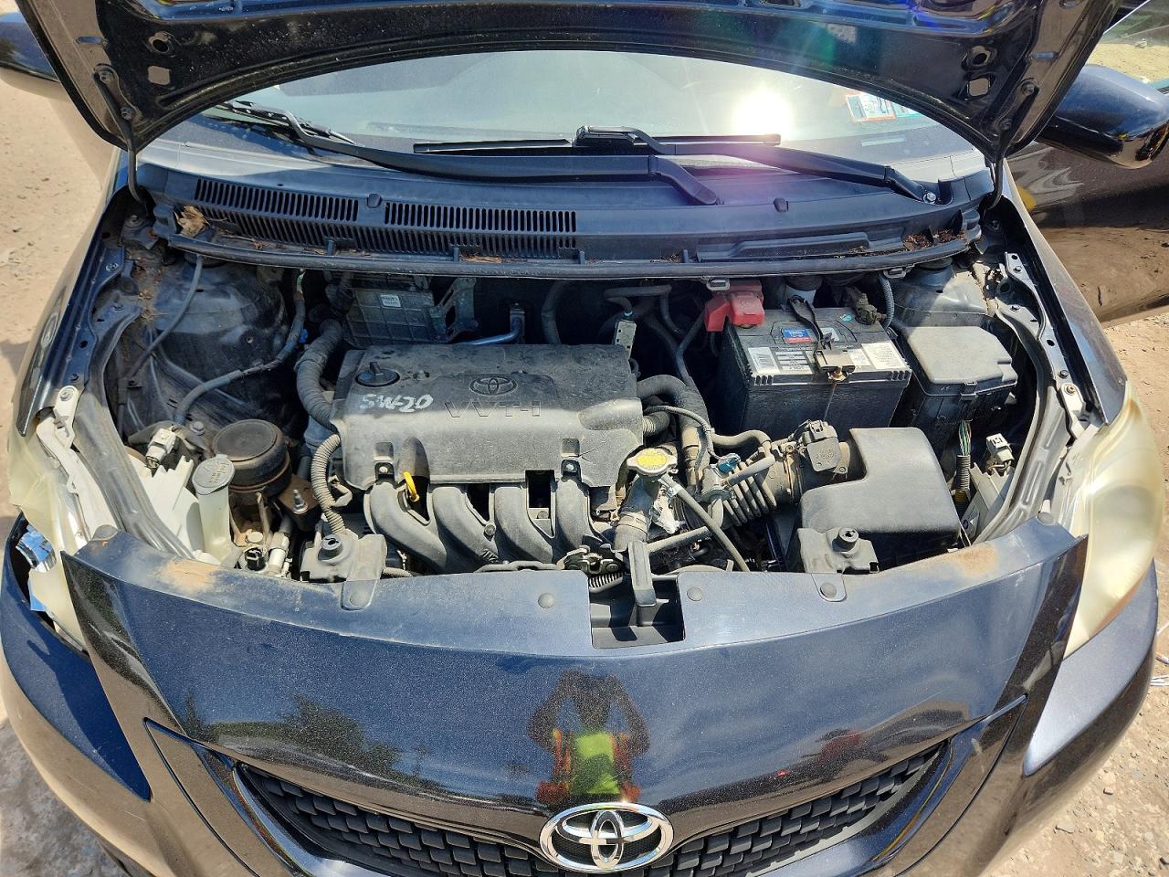 2012 Toyota Yaris Fleet Charcoal vin: JTDBT4K35C1414775