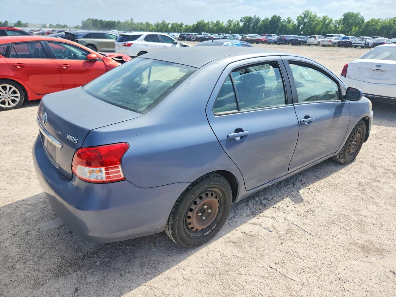 2012 Toyota Yaris Fleet Blue vin: JTDBT4K35C1419989
