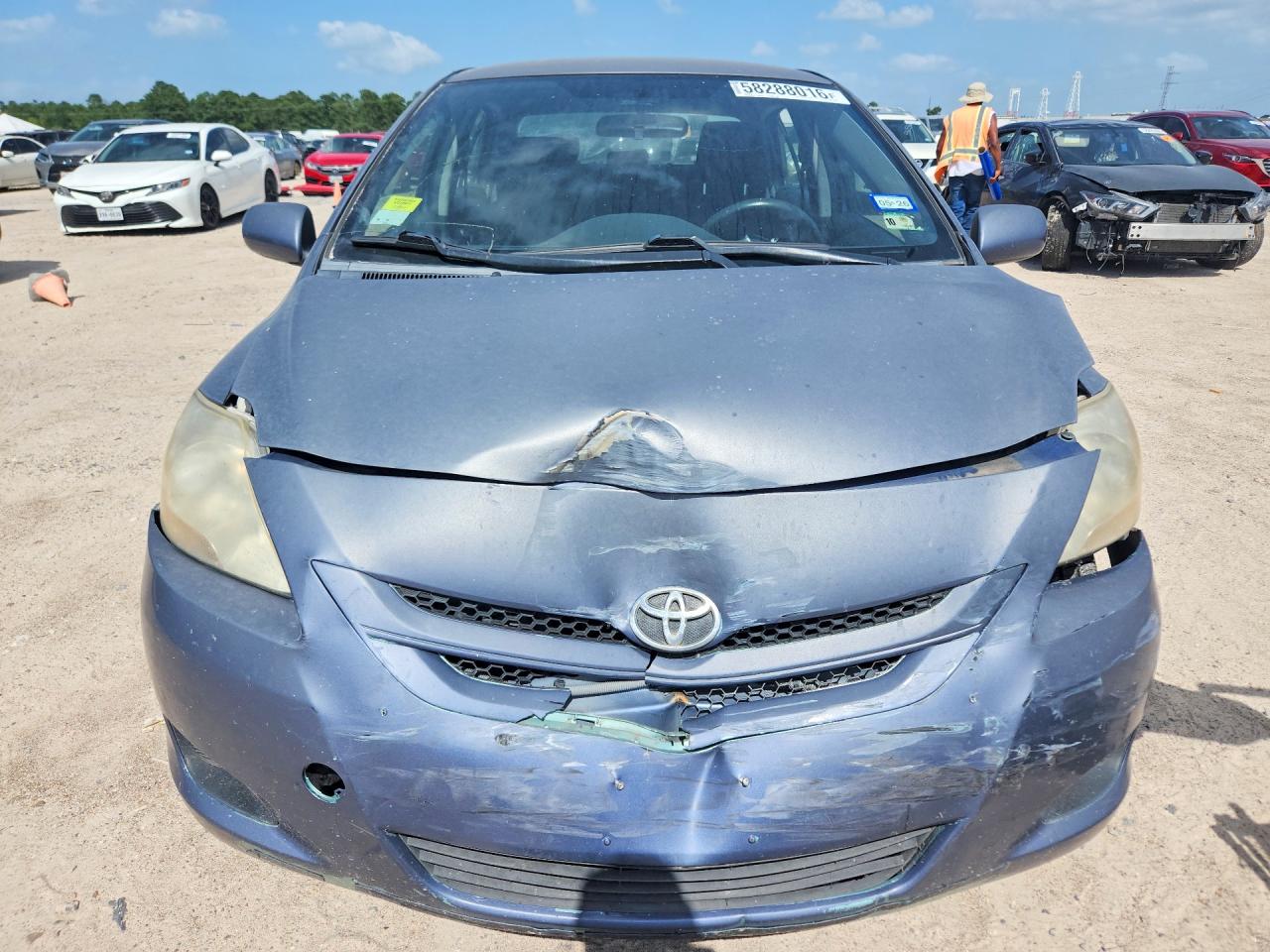 2012 Toyota Yaris Fleet Blue vin: JTDBT4K35C1419989