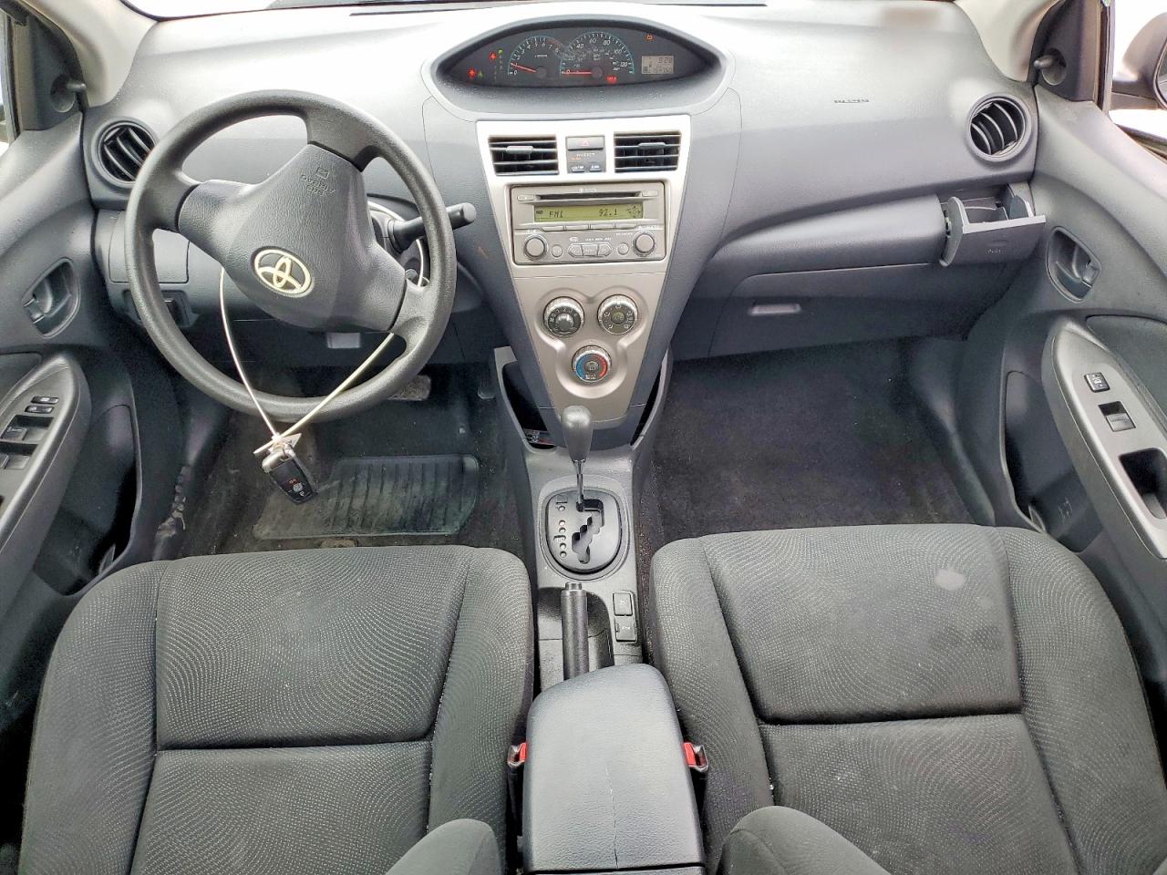 2012 Toyota Yaris Fleet Black vin: JTDBT4K35CL010802