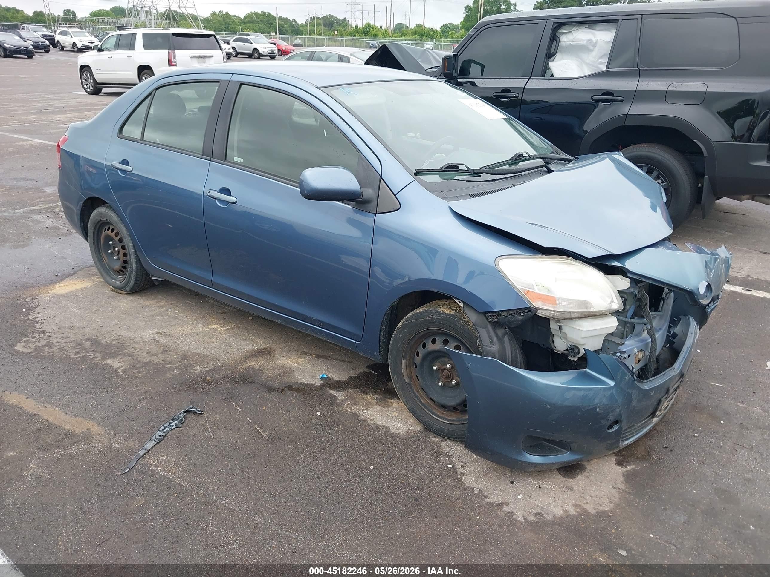 2012 Toyota Yaris   Blue vin: JTDBT4K35CL020651