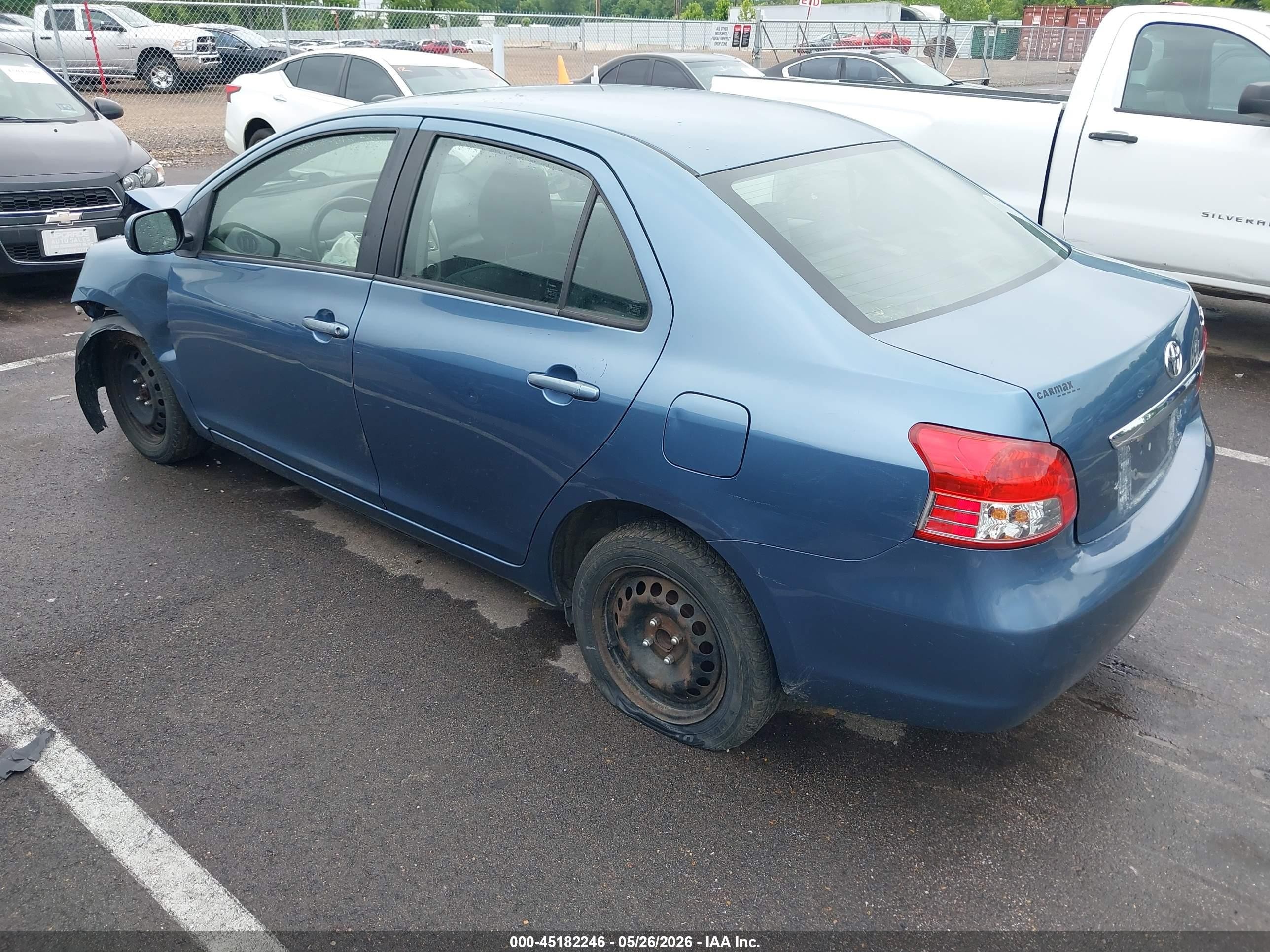 2012 Toyota Yaris   Blue vin: JTDBT4K35CL020651